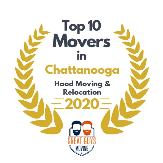 Top 10 Movers in Chattanooga, TN 2020 award