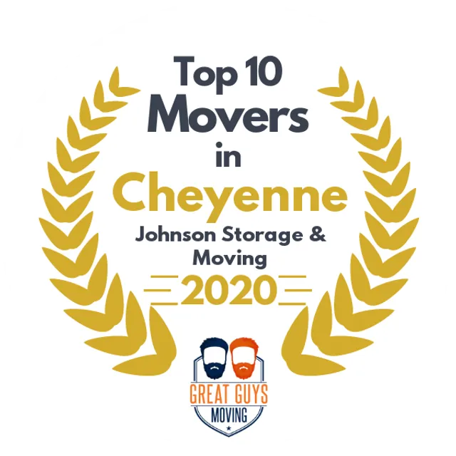 Top 10 Movers in Cheyenne, WY 2020 award