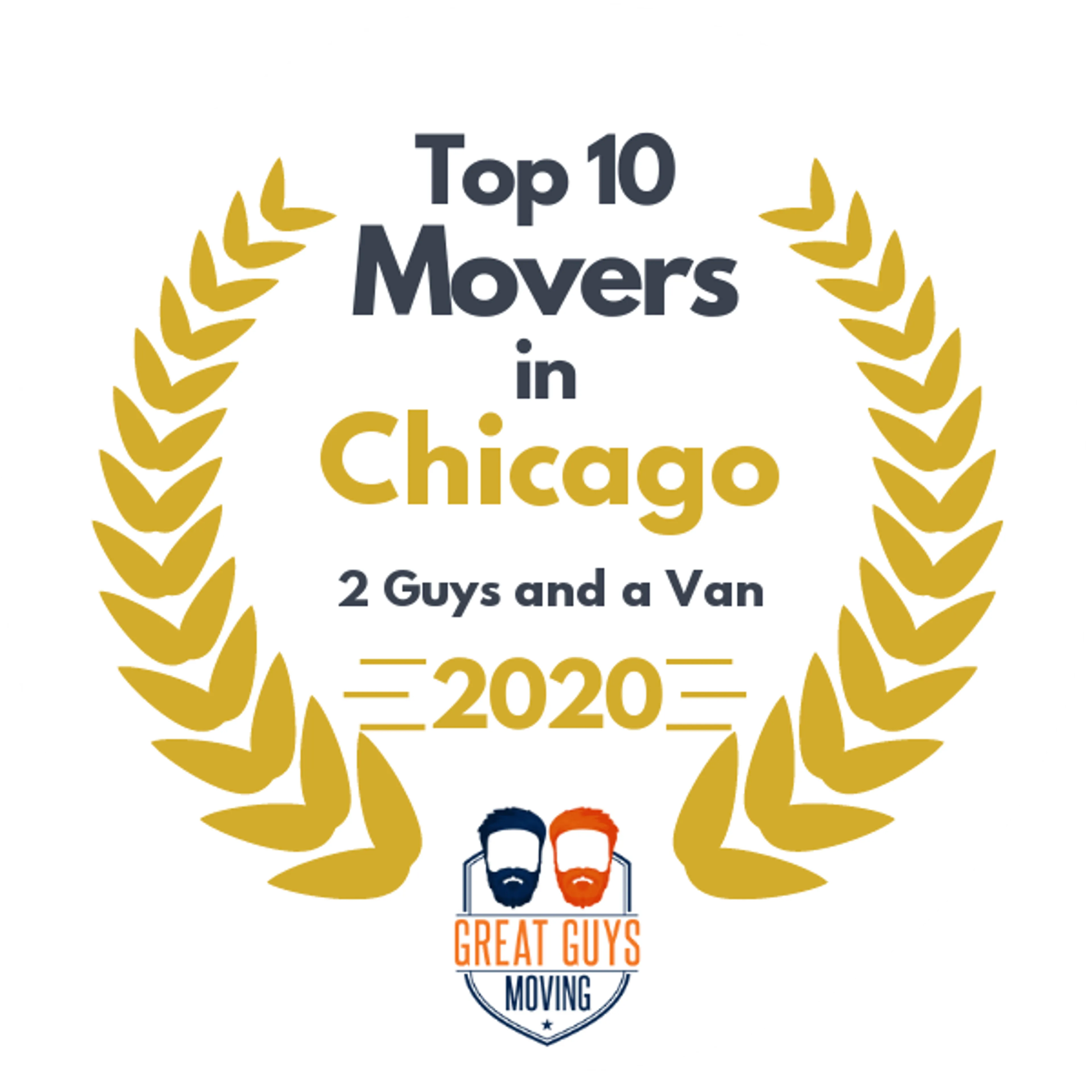 Top 10 Movers in Chicago, IL 2020 award
