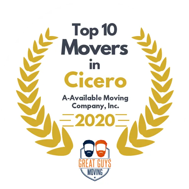 Top 10 Movers in Chicago, IL 2020 award