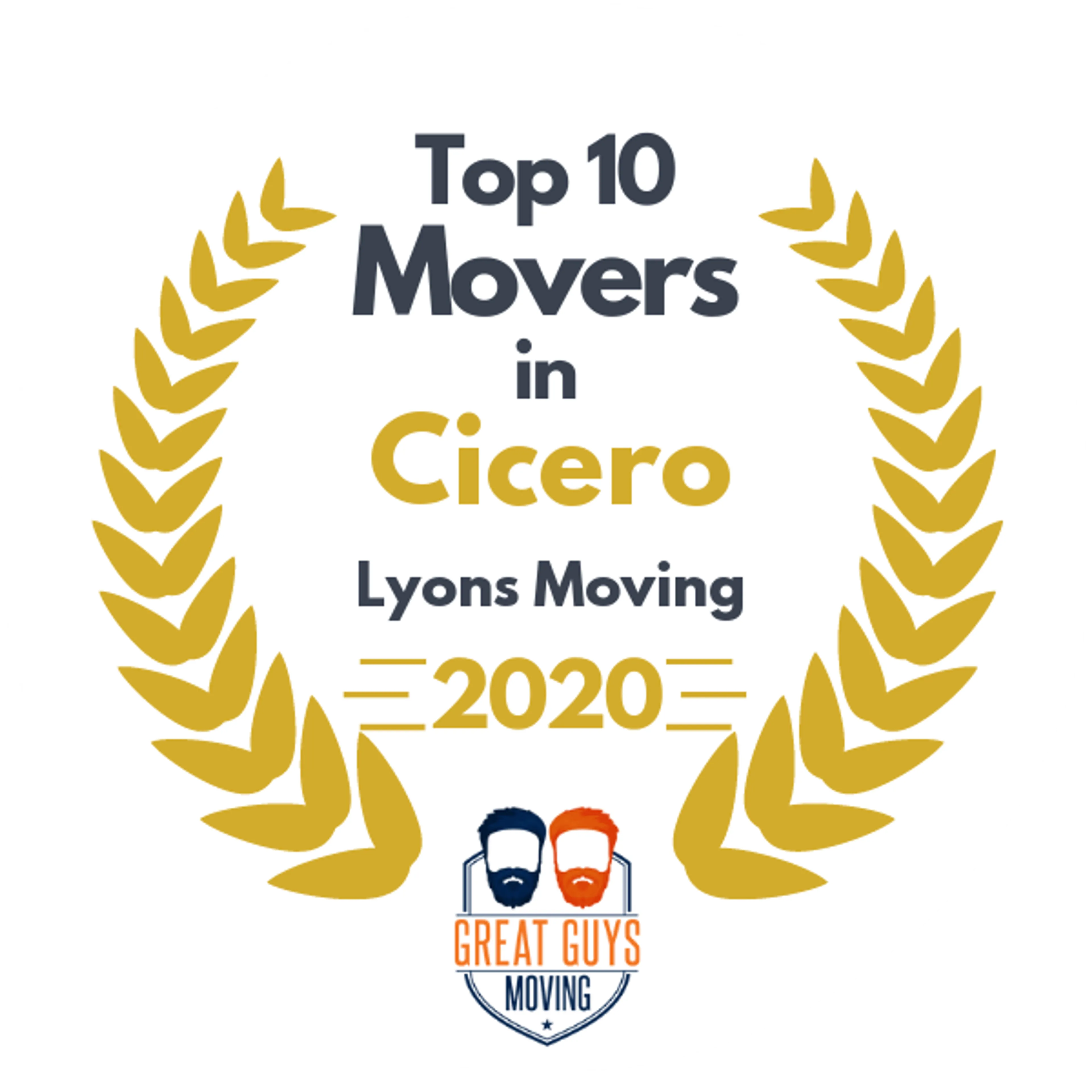 Top 10 Movers in Chicago, IL 2020 award