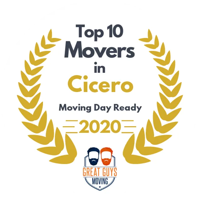 Top 10 Movers in Cicero, IL 2020 award