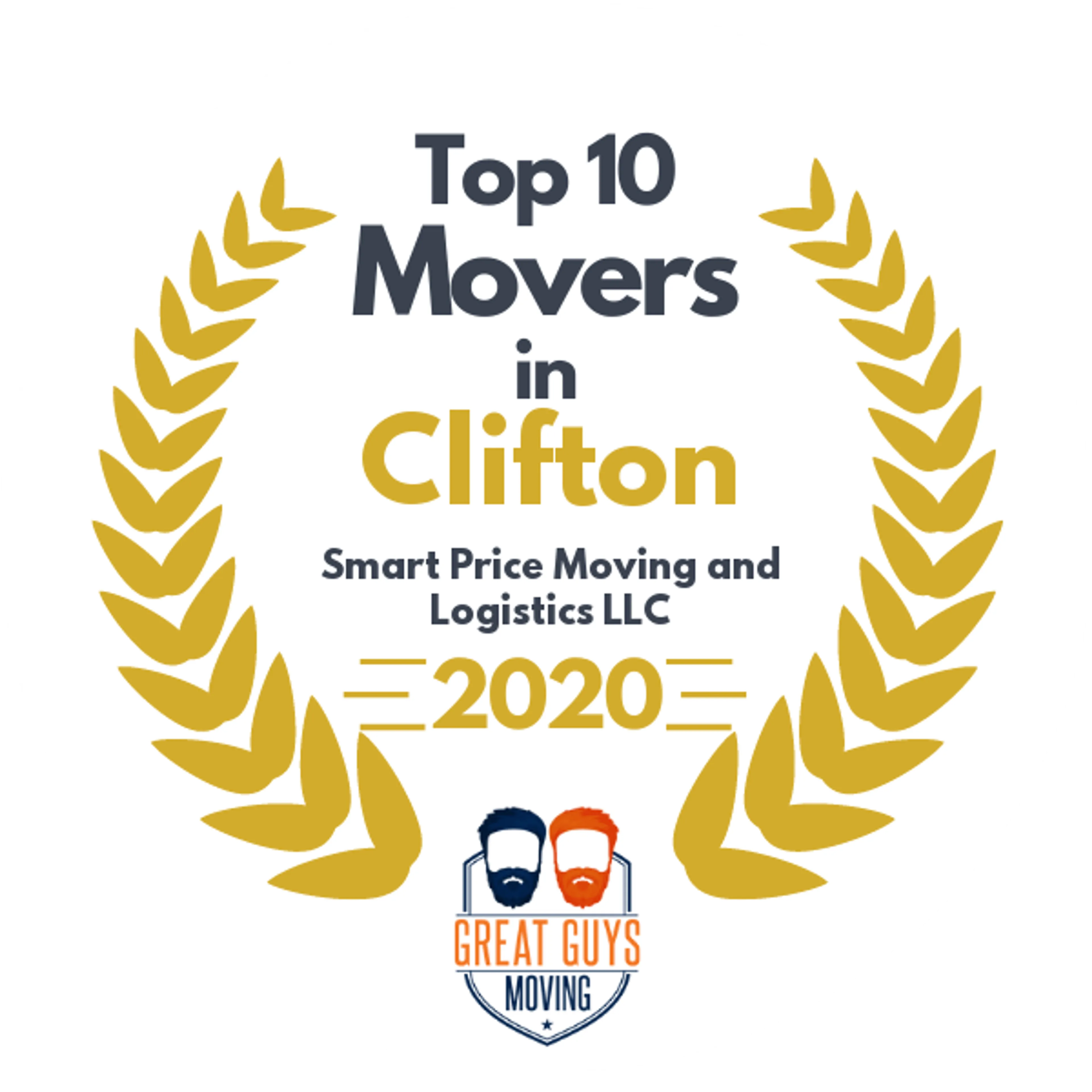 Top 10 Movers in Newark, NJ 2020 award