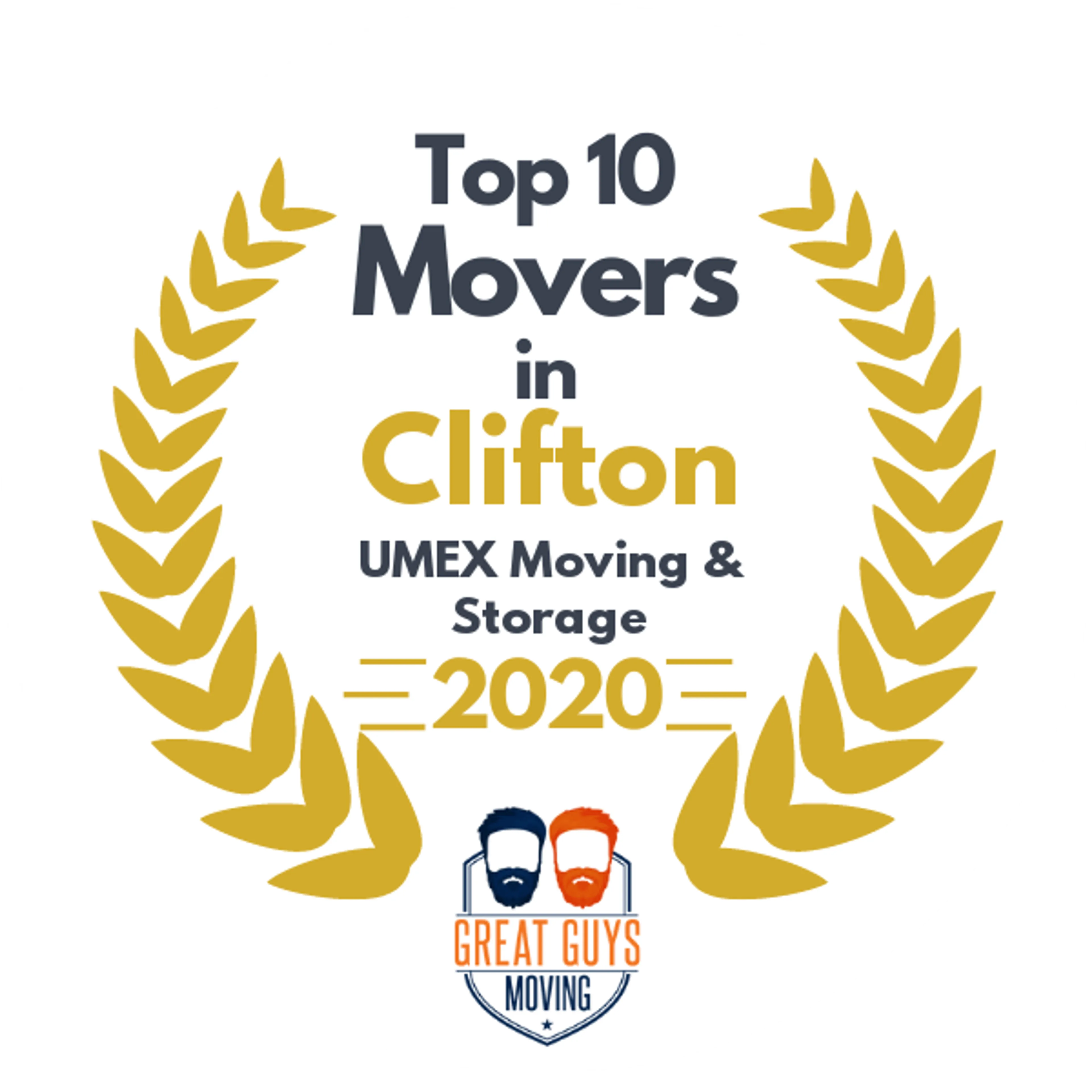 Top 10 Movers in Newark, NJ 2020 award