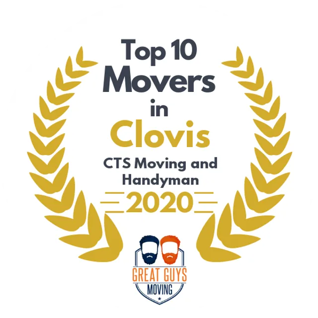 Top 10 Movers in Fresno, CA 2020 award