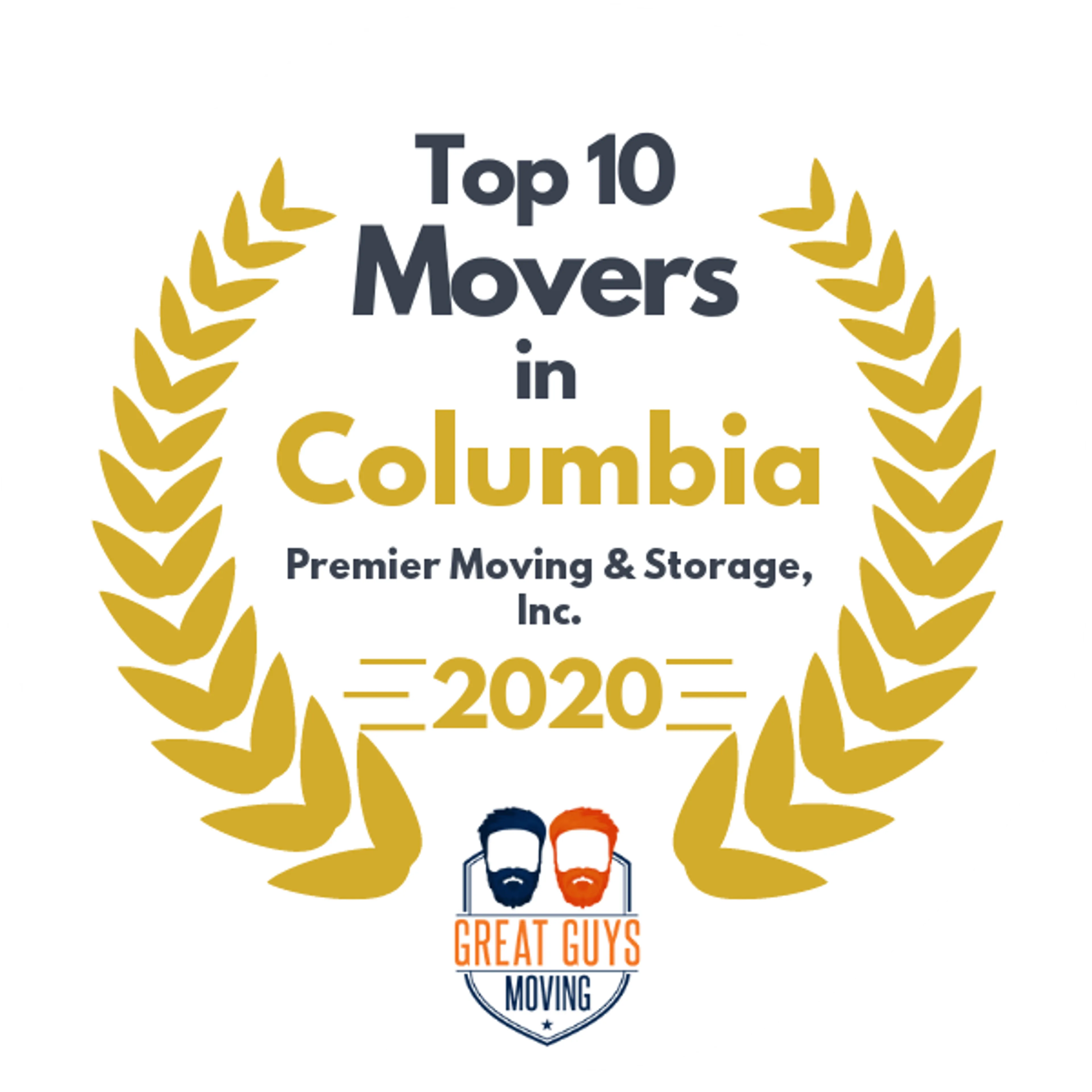 Top 10 Movers in Columbia, MO 2020 award