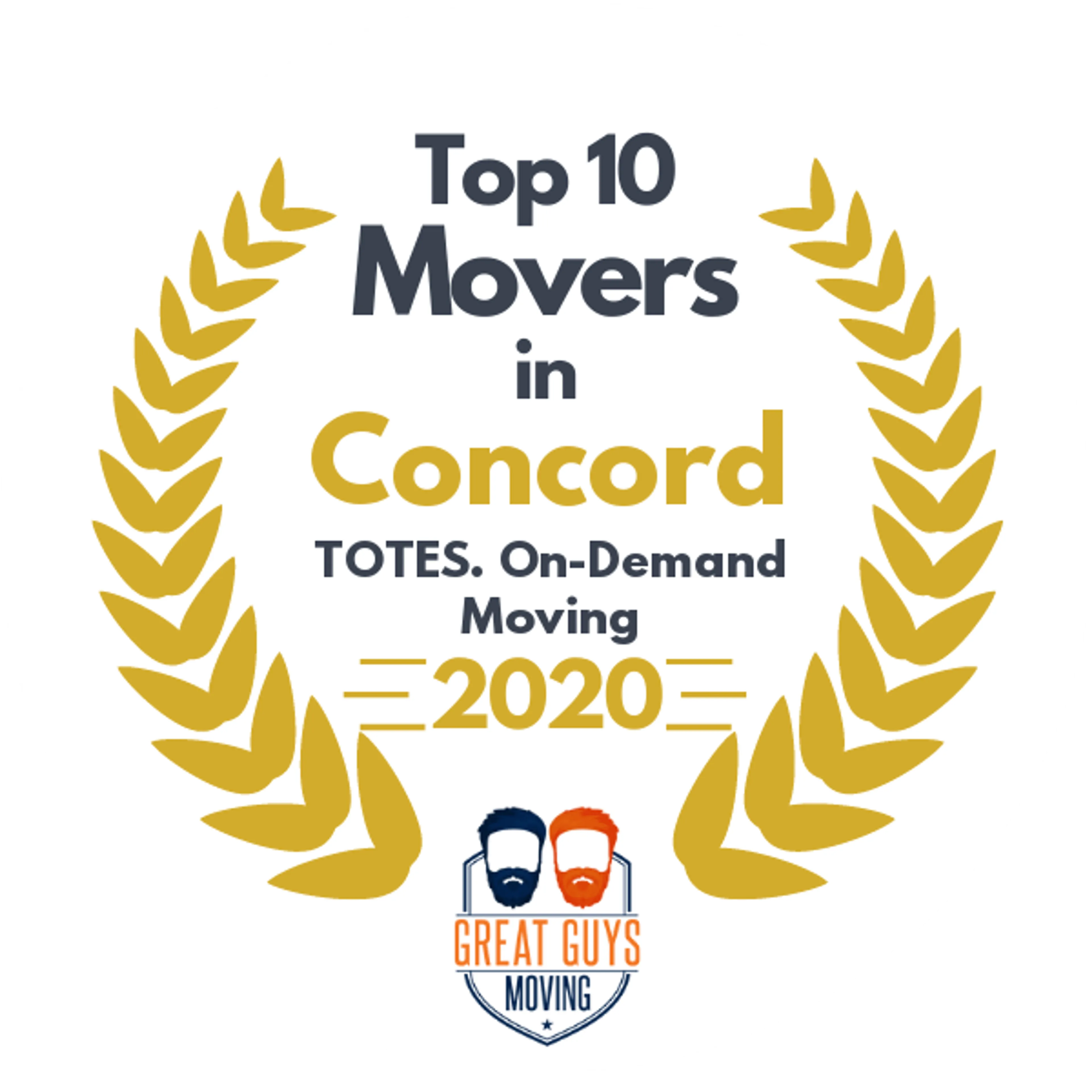Top 10 Movers in Greensboro, NC 2020 award