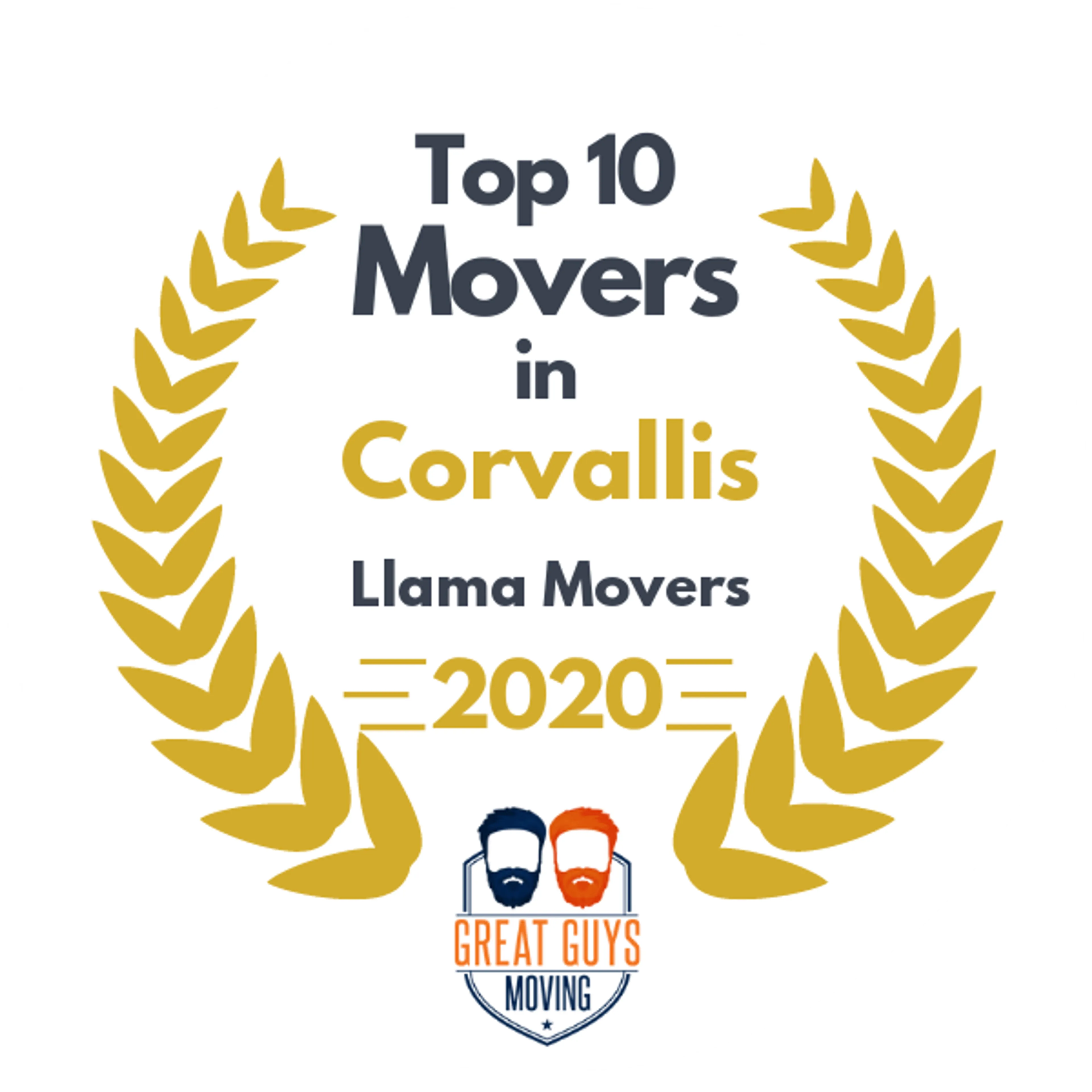 Top 10 Movers in Salem, OR 2020 award