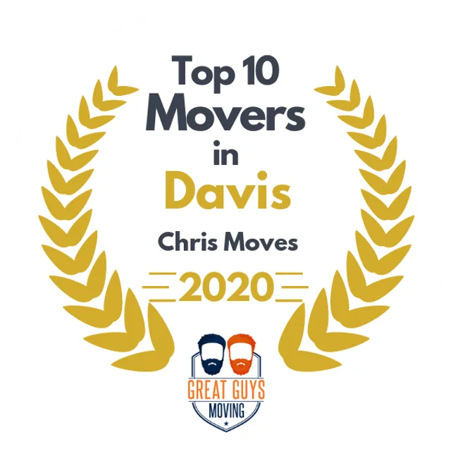 Top 10 Movers in Sacramento, CA 2020 award