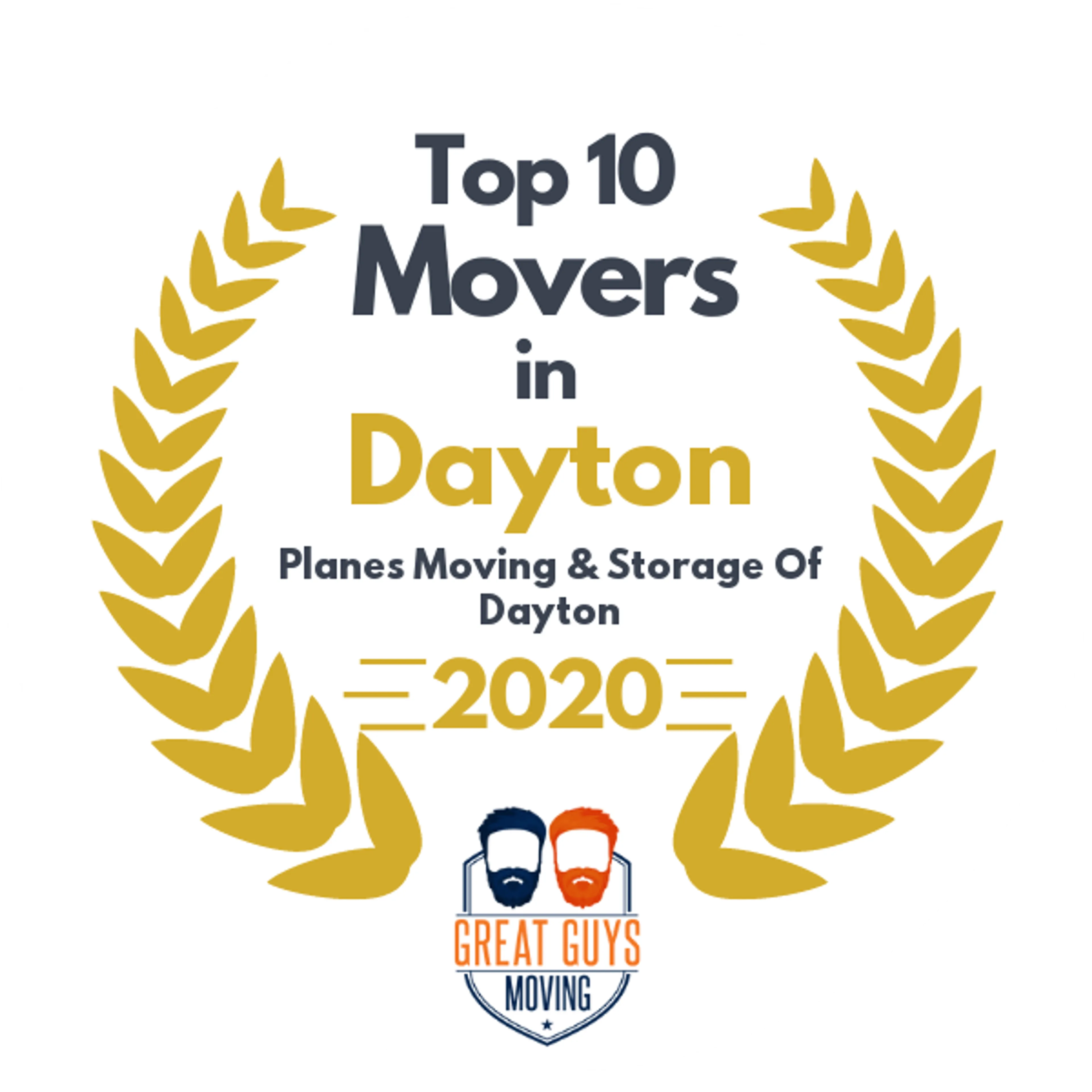Top 10 Movers in Kettering, OH 2020 award