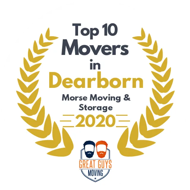 Top 10 Movers in Detroit, MI 2020 award