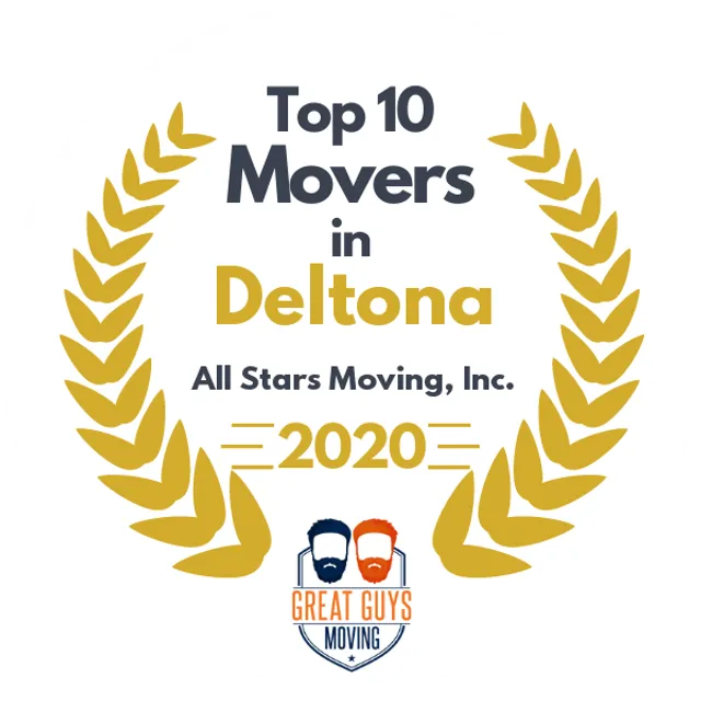 Top 10 Movers in Orlando, FL 2020 award