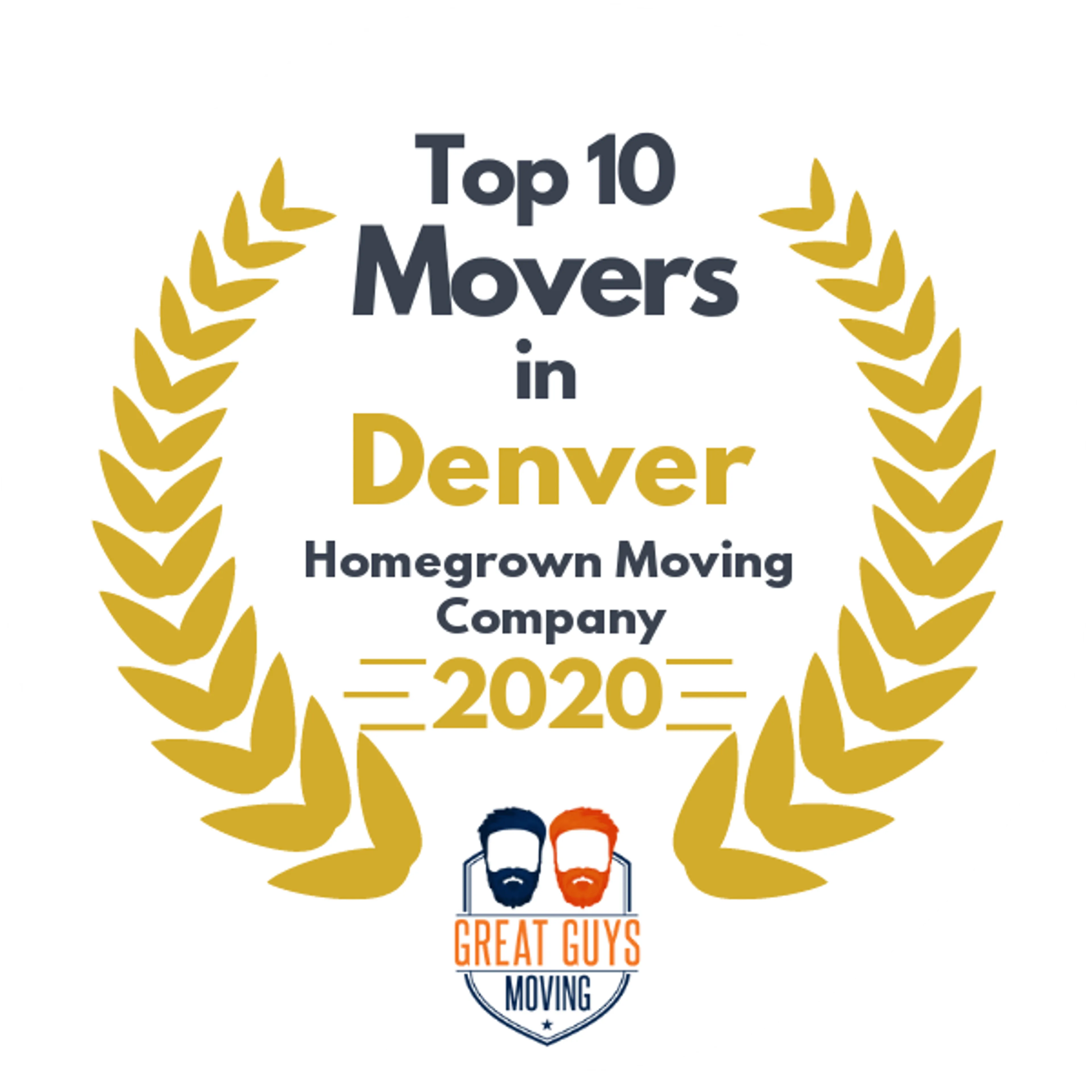 Top 10 Movers in Denver, CO 2020 award