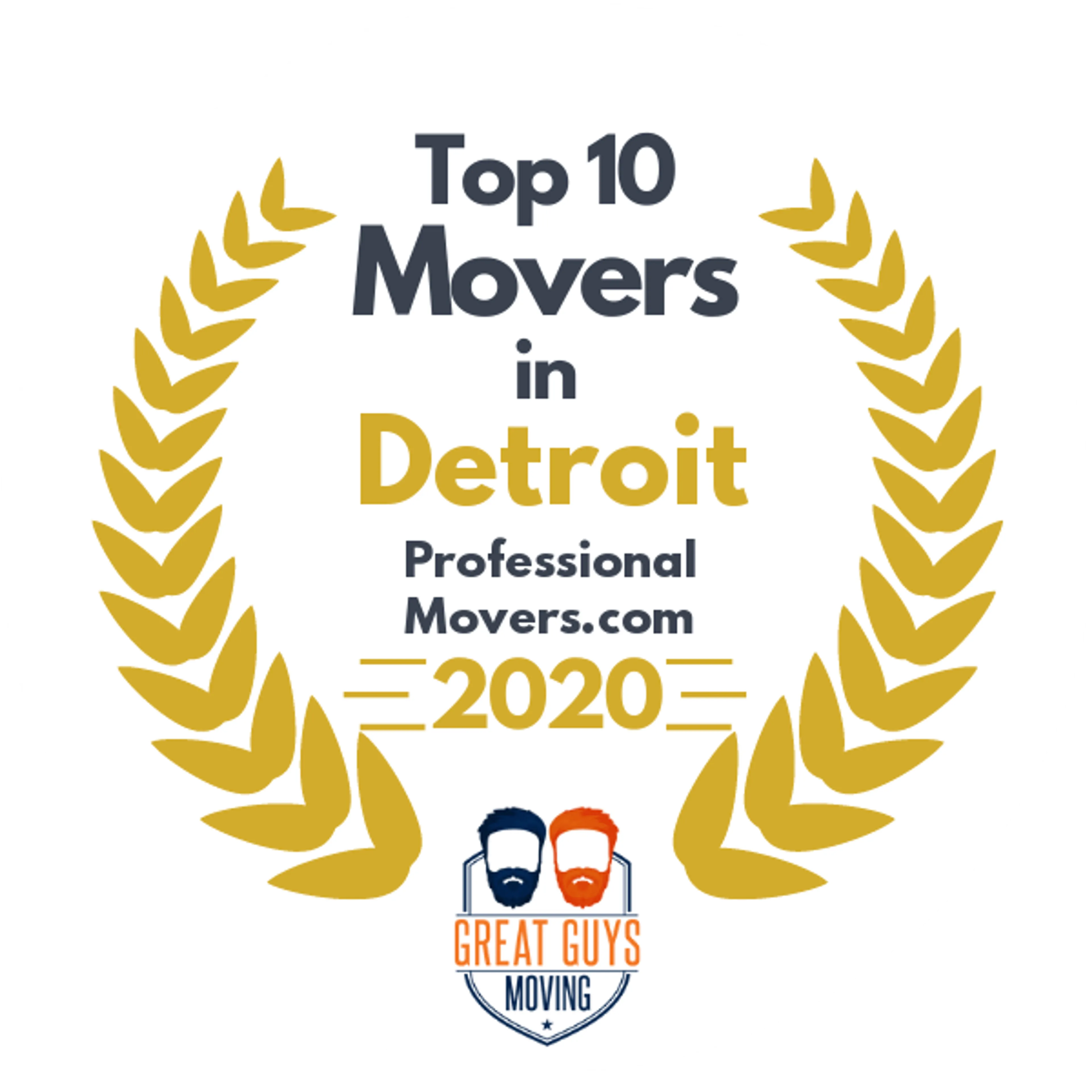 Top 10 Movers in Dearborn, MI 2020 award