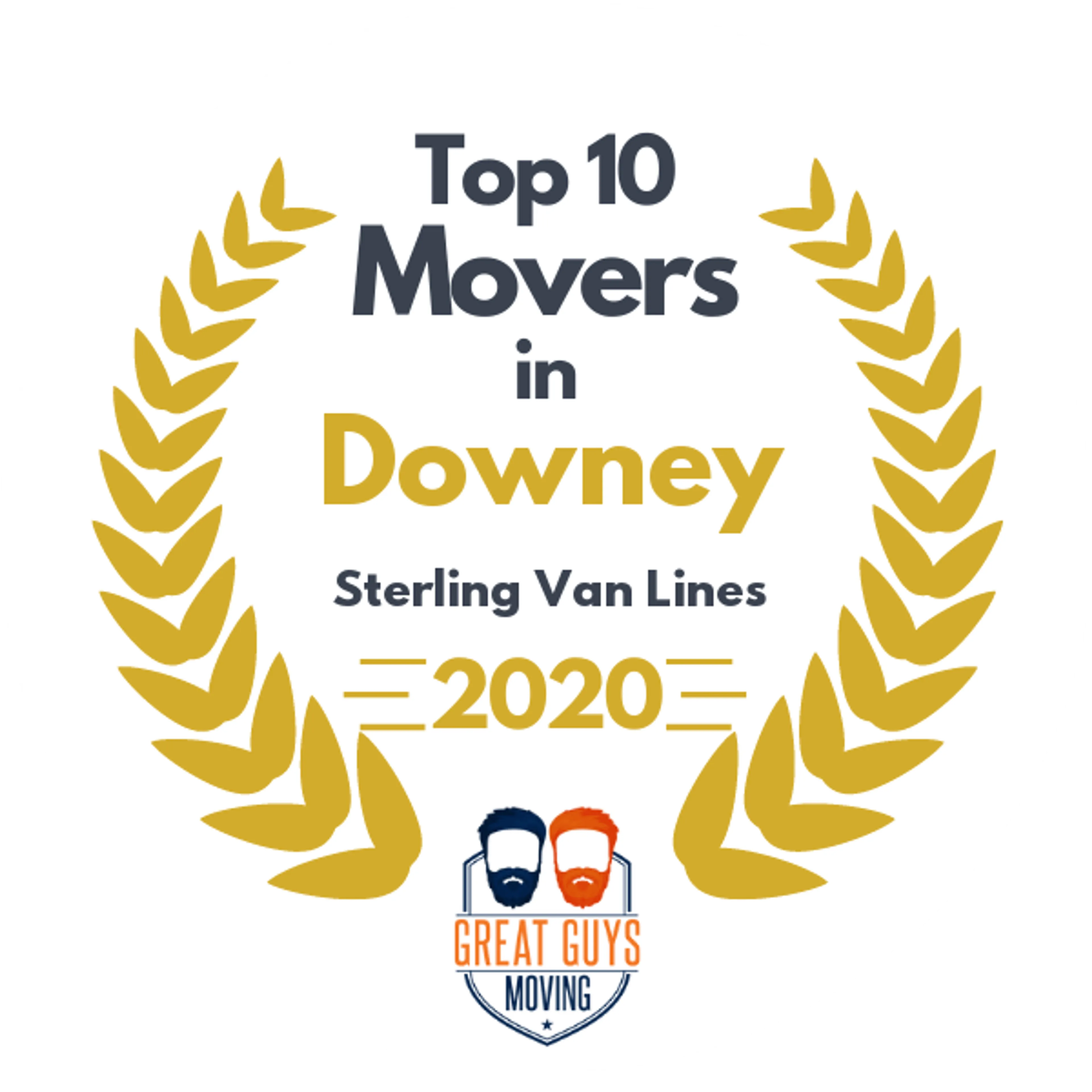 Top 10 Movers in Los Angeles, CA 2020 award