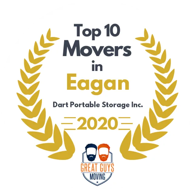 Top 10 Movers in Woodbury, MN 2020 award