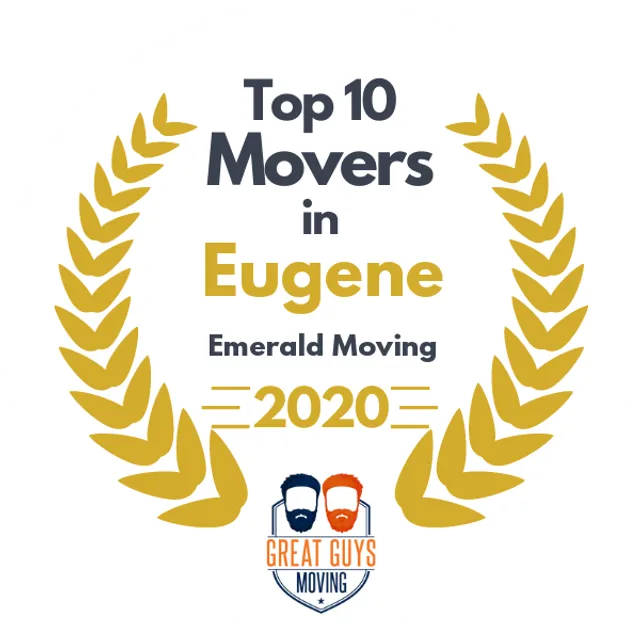 Top 10 Movers in Salem, OR 2020 award