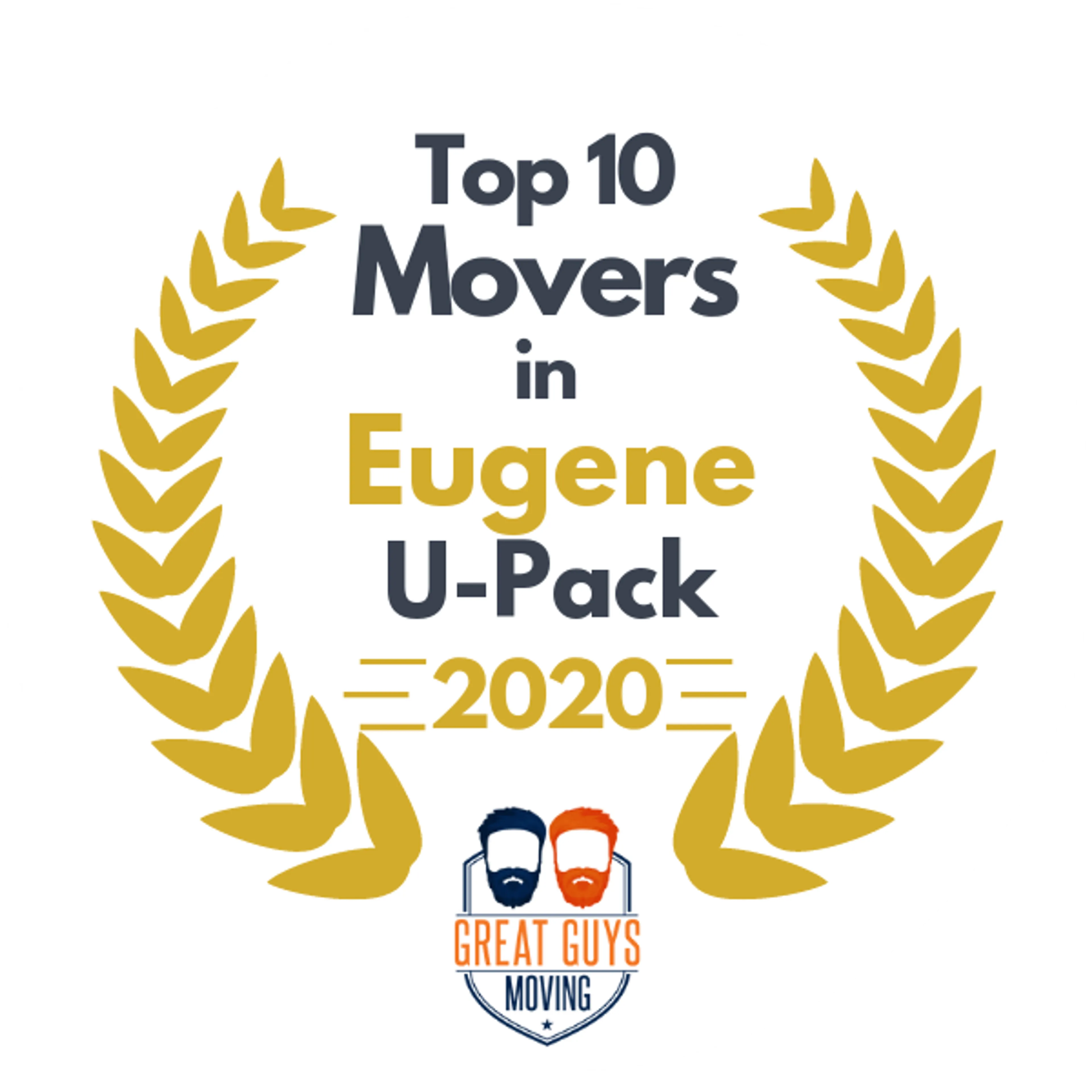 Top 10 Movers in Eugene, OR 2020 award