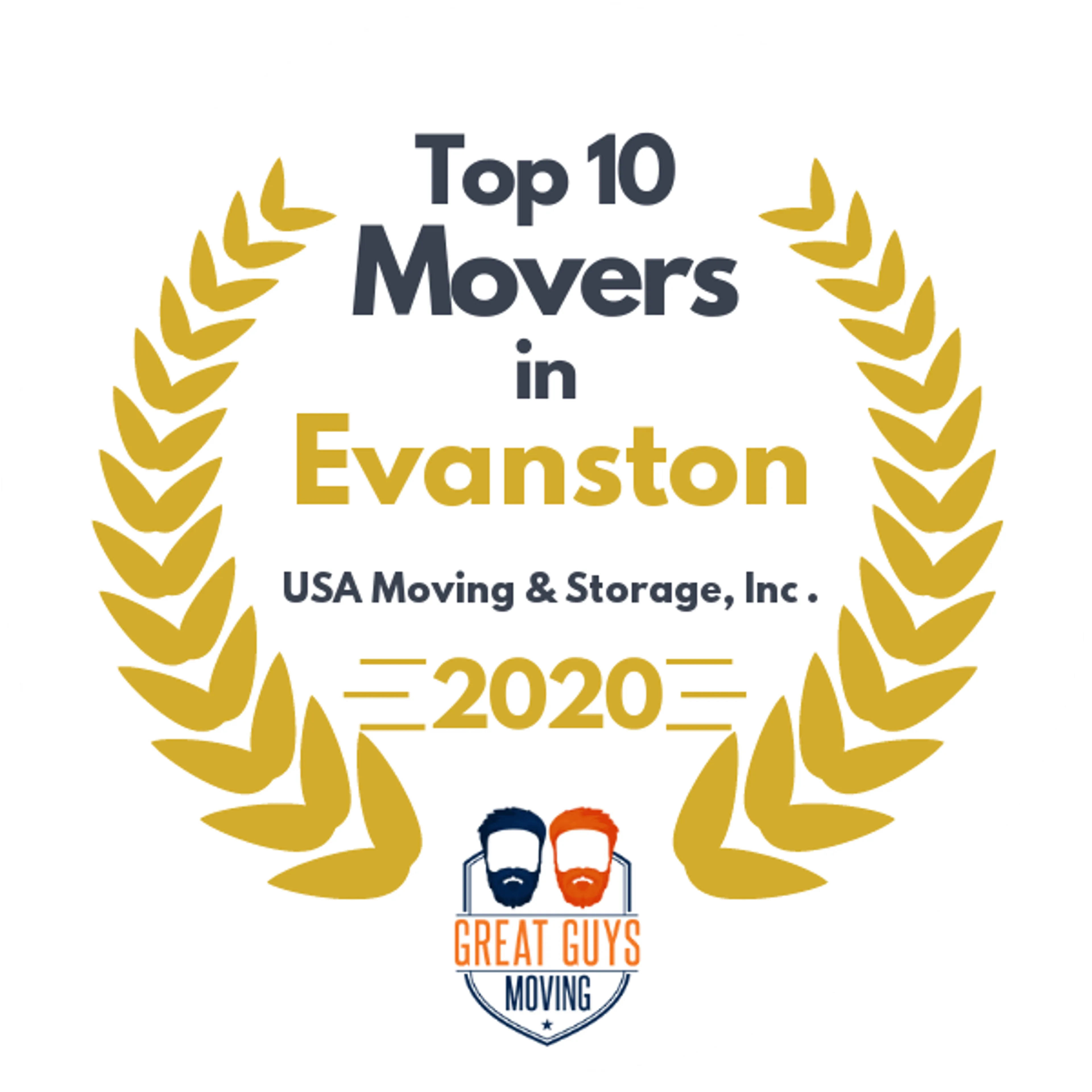 Top 10 Movers in Chicago, IL 2020 award
