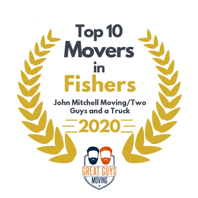 Top 10 Movers in Carmel, IN 2020 award