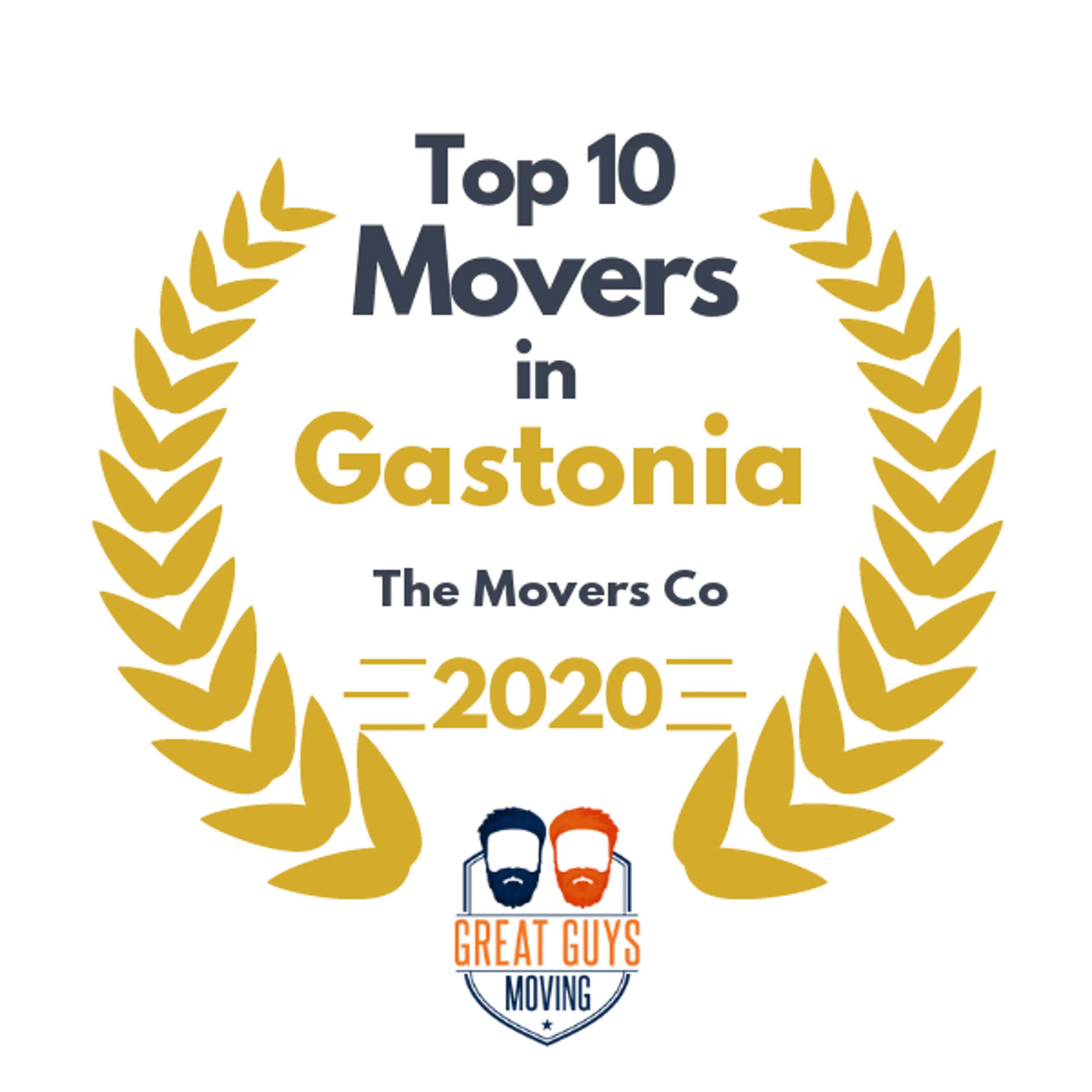 Top 10 Movers in Charlotte, NC 2020 award