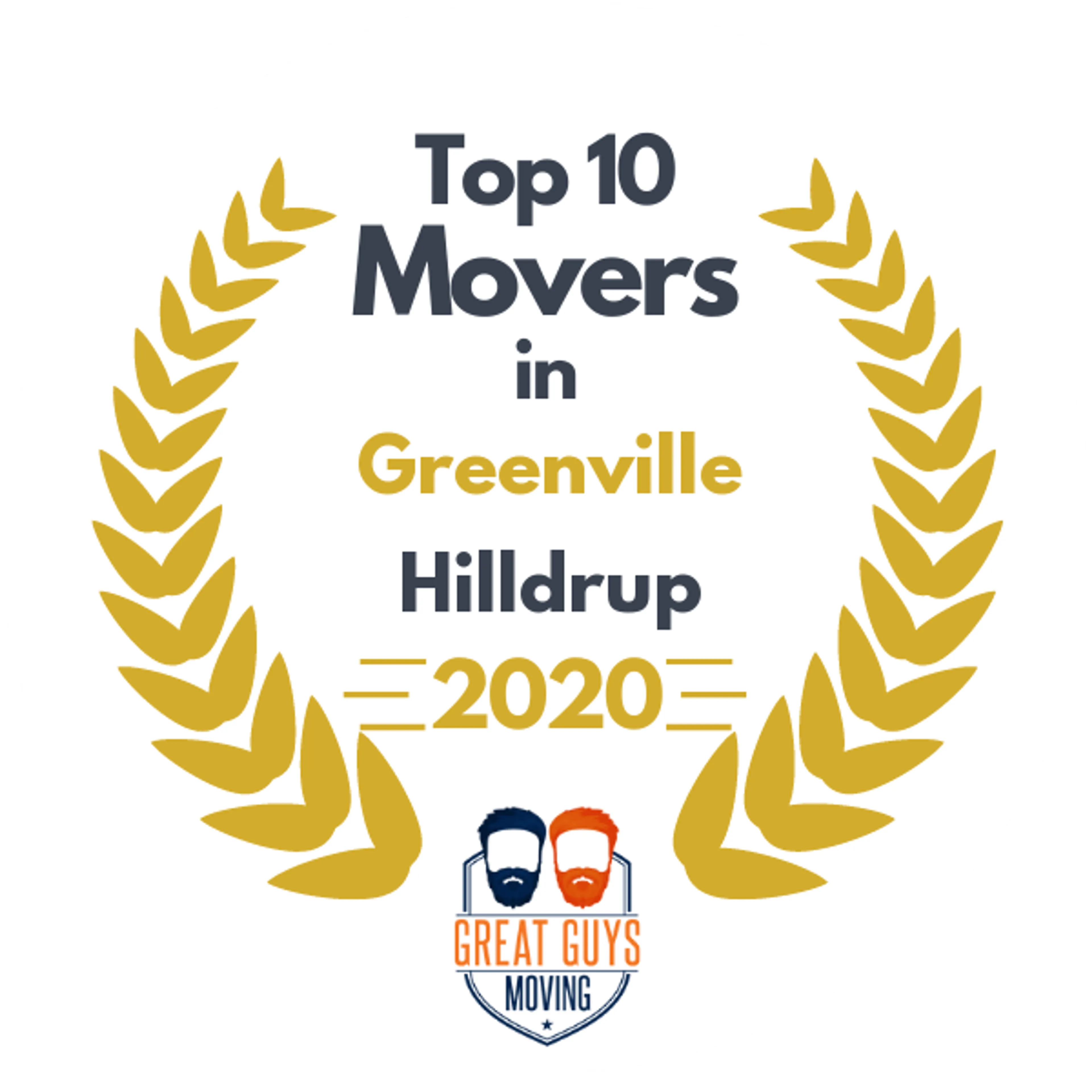 Top 10 Movers in Greenville, SC 2020 award