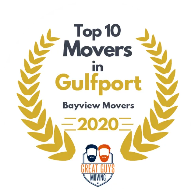 Top 10 Movers in Gulfport, MS 2020 award