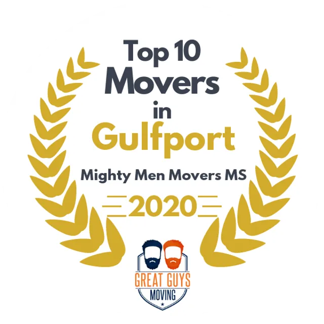 Top 10 Movers in Gulfport, MS 2020 award