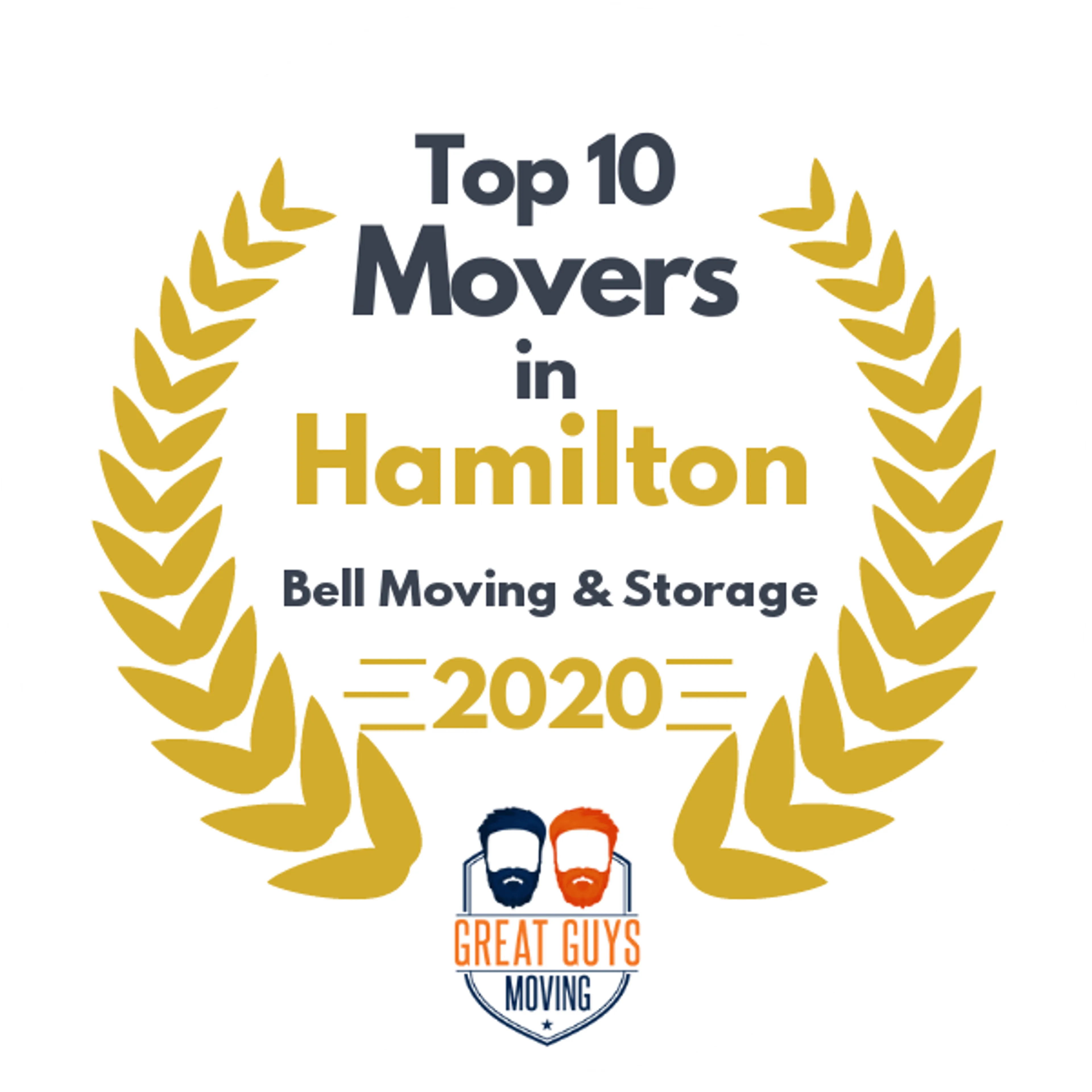 Top 10 Movers in Cincinnati, OH 2020 award