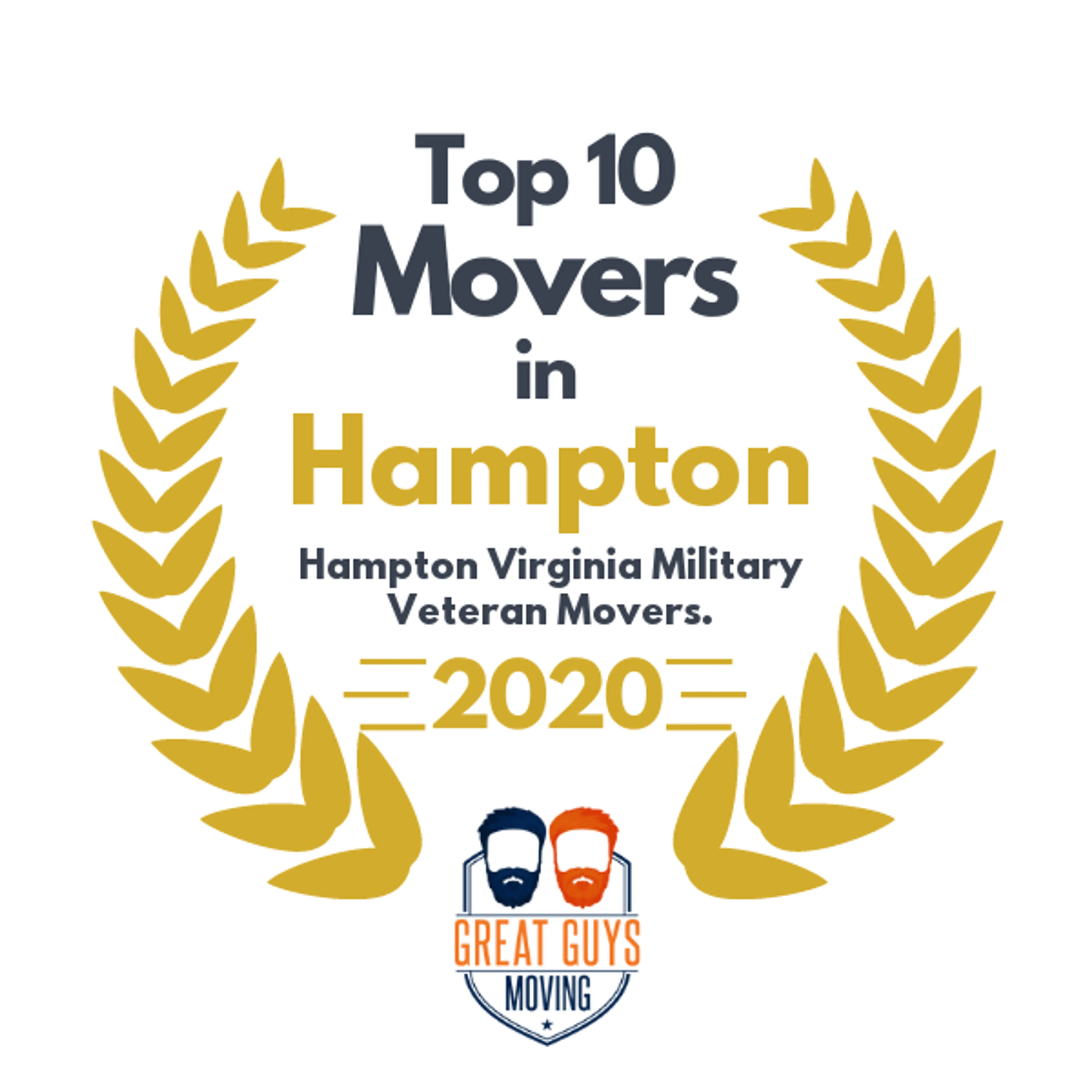 Top 10 Movers in Virginia Beach, VA 2020 award