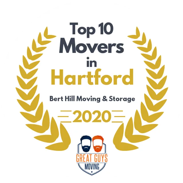 Top 10 Movers in Hartford, CT 2020 award