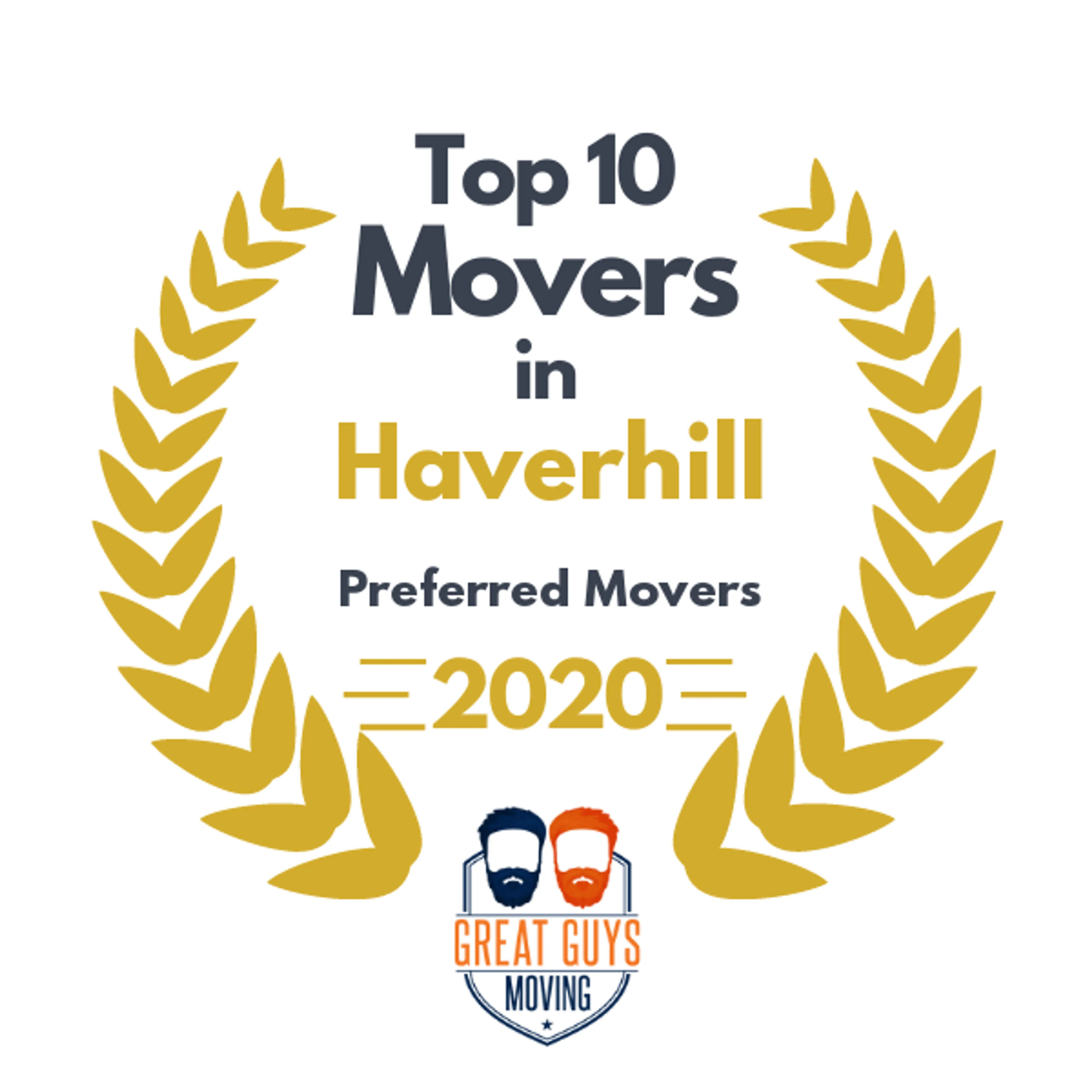 Top 10 Movers in Manchester, NH 2020 award