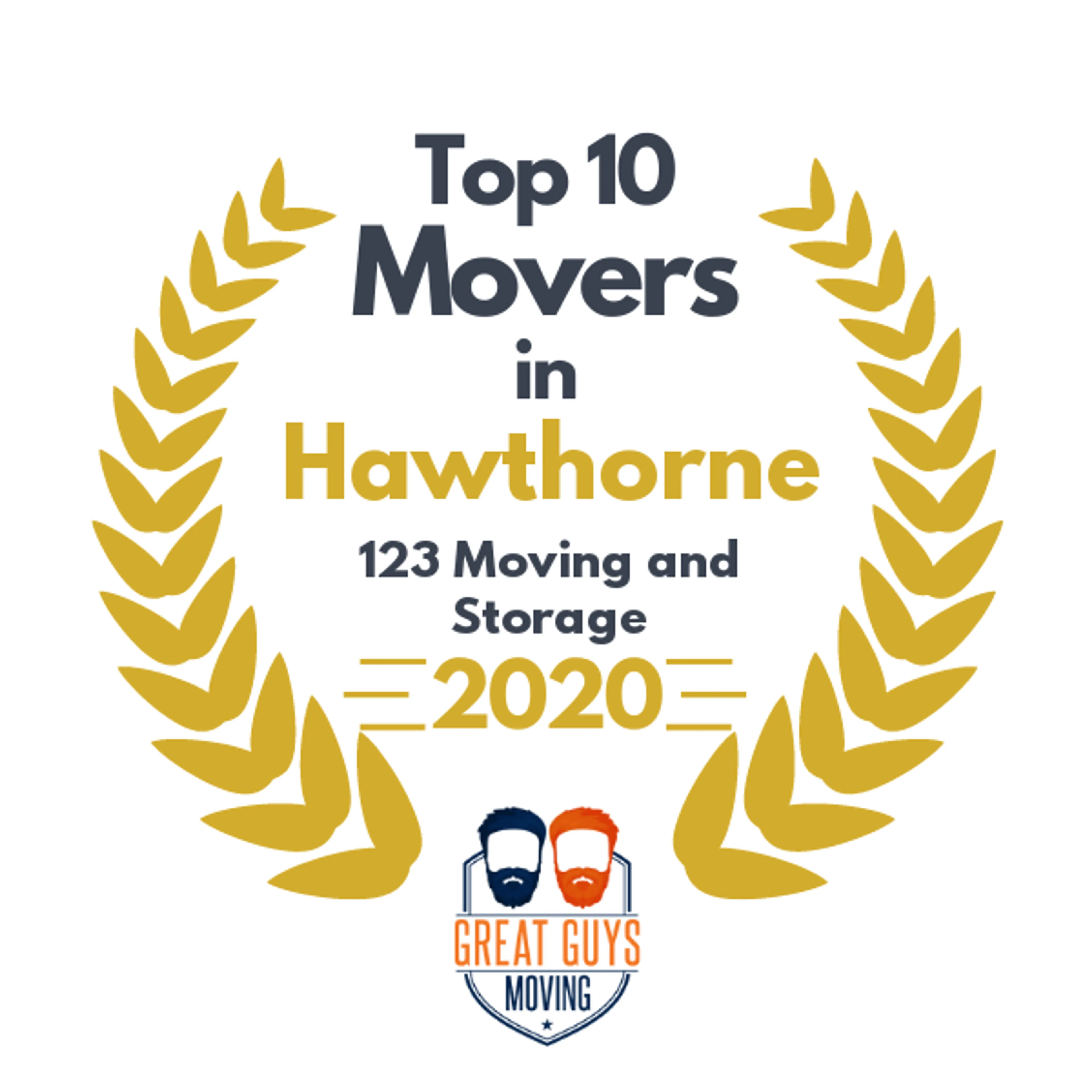Top 10 Movers in Santa Monica, CA 2020 award