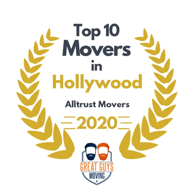 Top 10 Movers in Miami, FL 2020 award