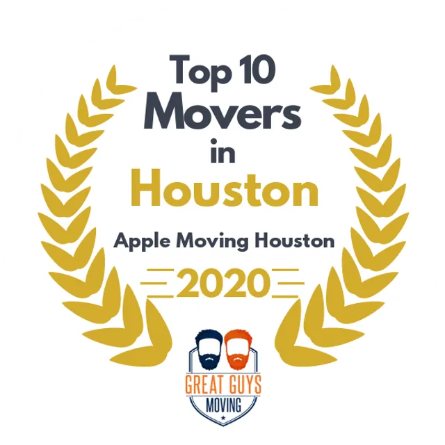 Top 10 Movers in Houston, TX 2020 award