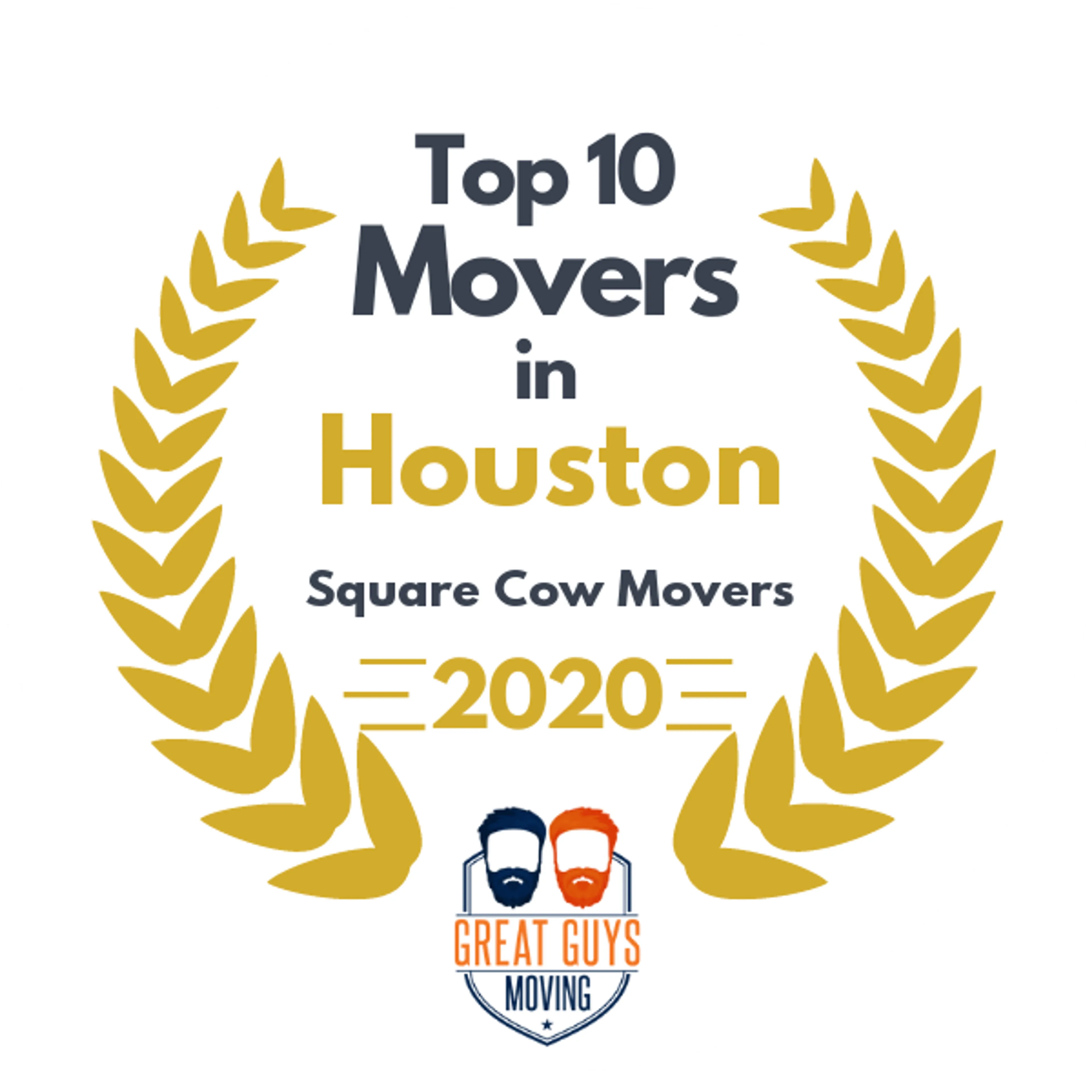 Top 10 Movers in Houston, TX 2020 award