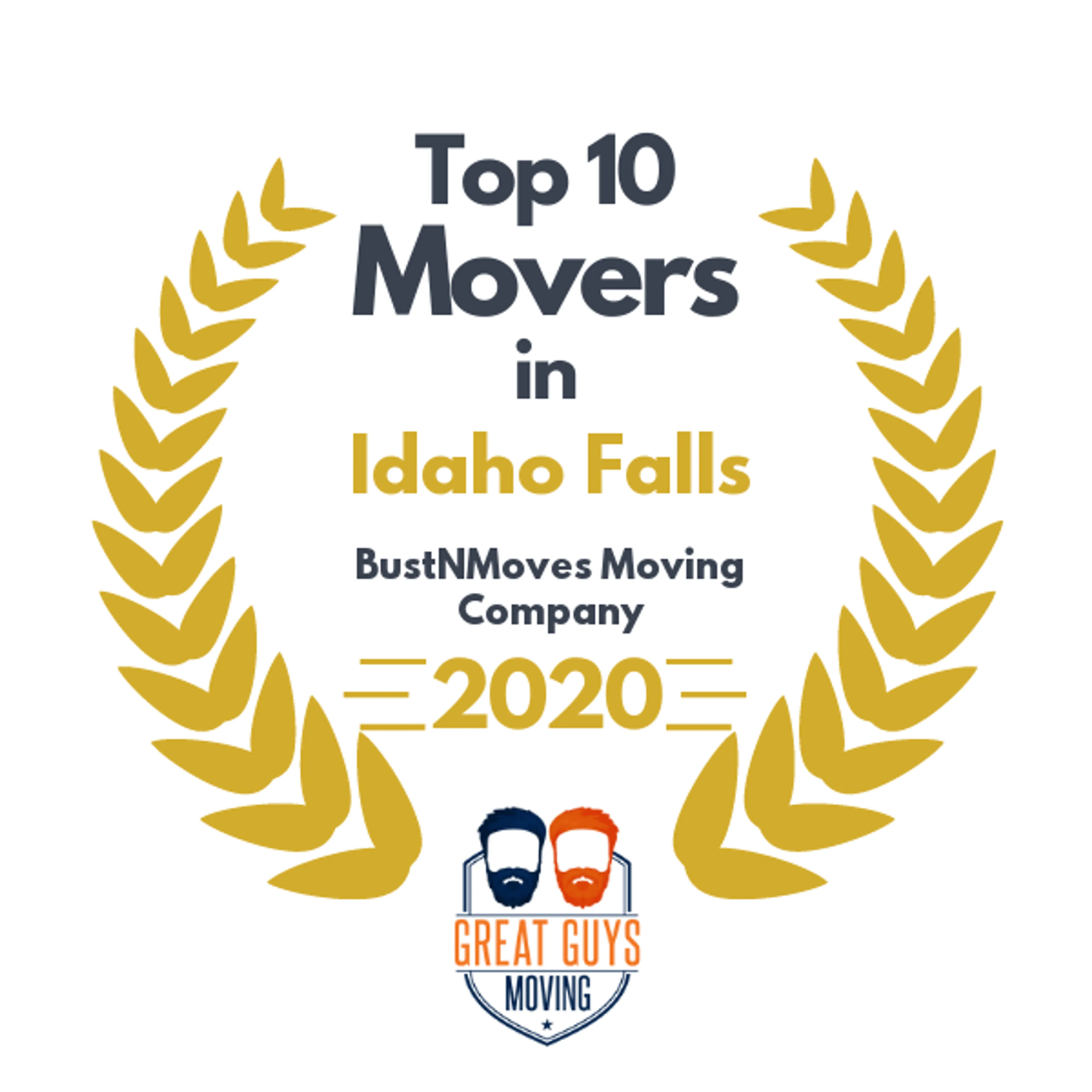 Top 10 Movers in Meridian, ID 2020 award