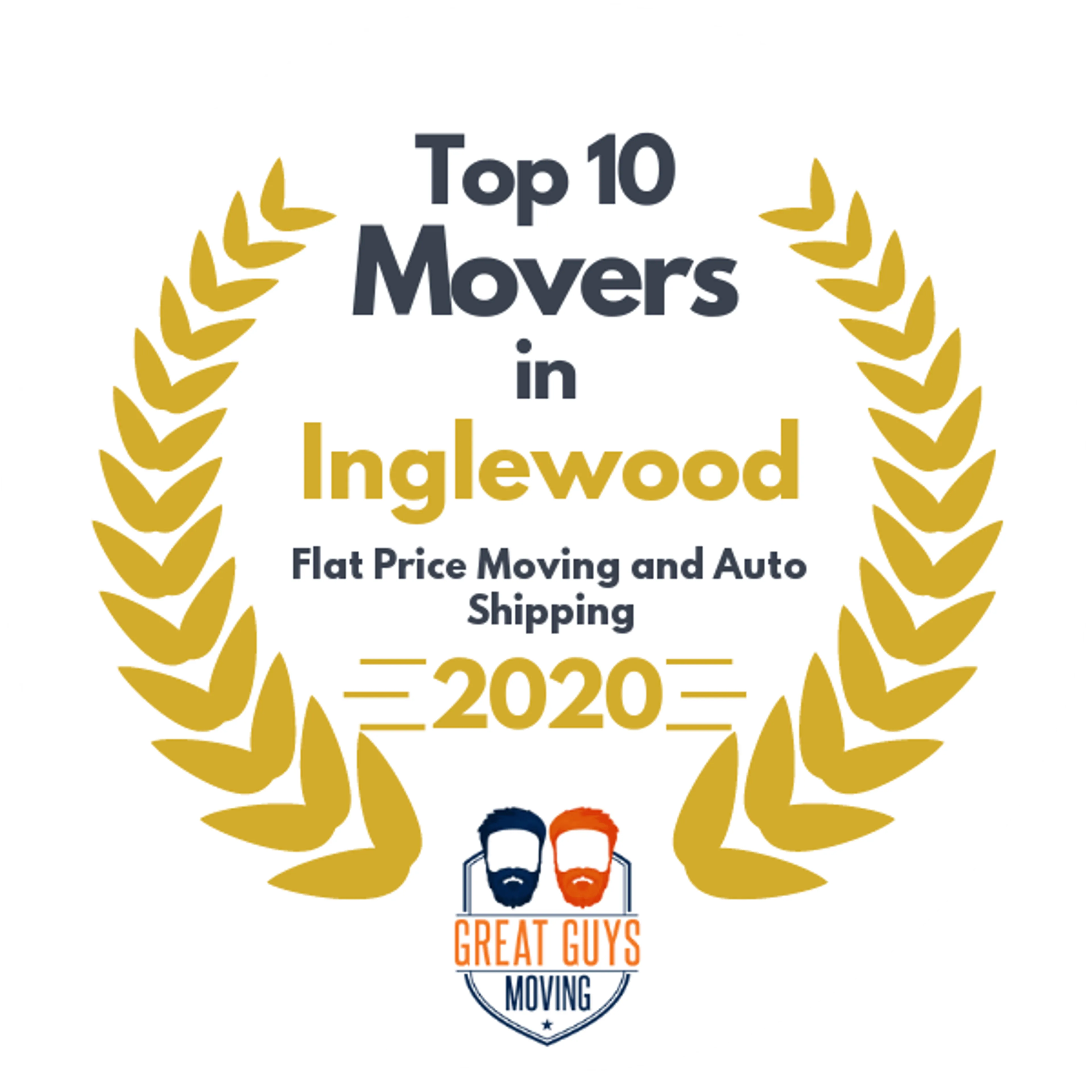 Top 10 Movers in Los Angeles, CA 2020 award