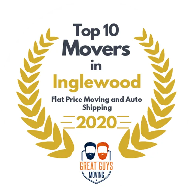 Top 10 Movers in Los Angeles, CA 2020 award