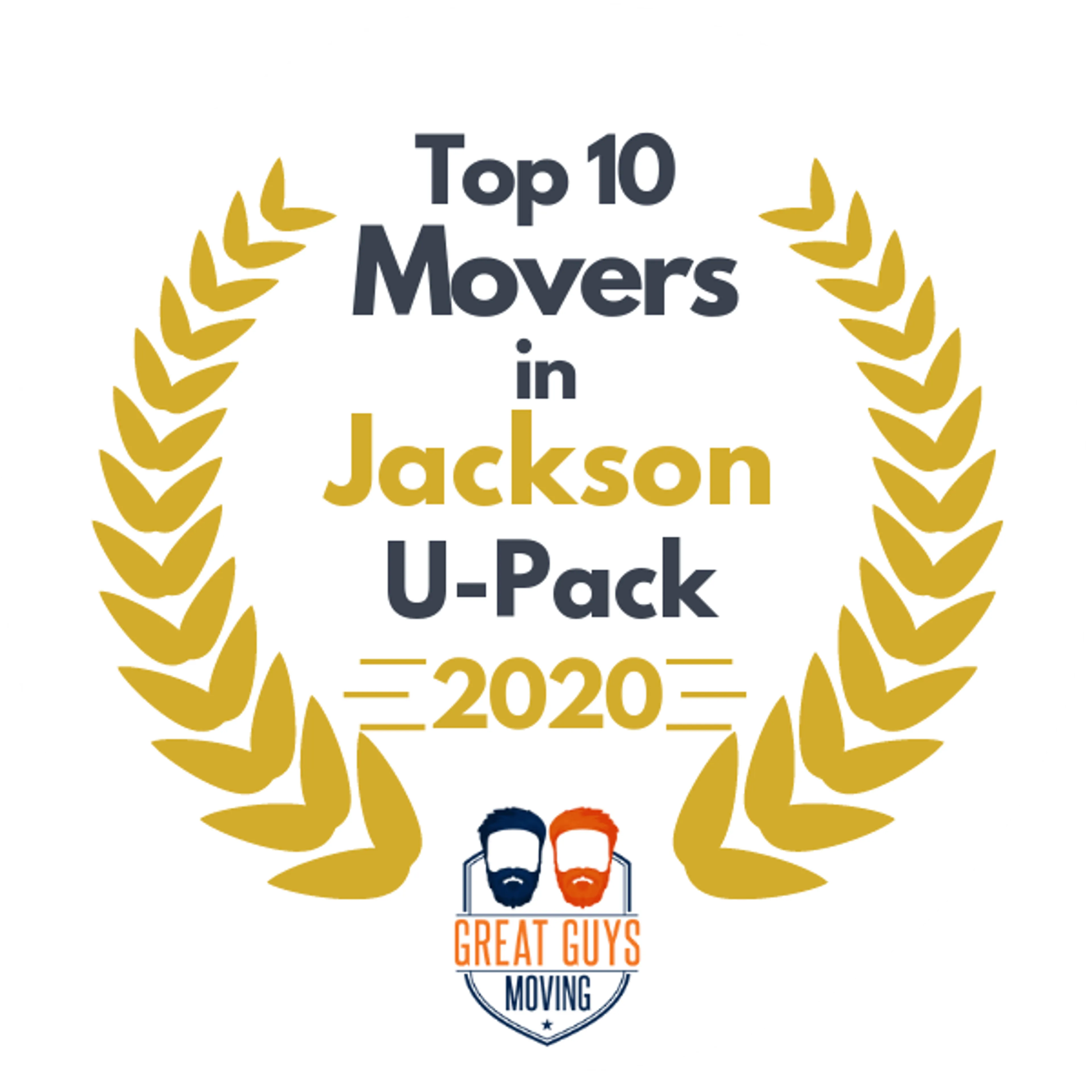 Top 10 Movers in Jackson, MS 2020 award