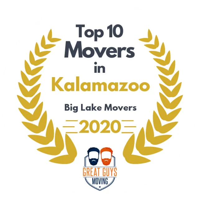 Top 10 Movers in Kalamazoo, MI 2020 award