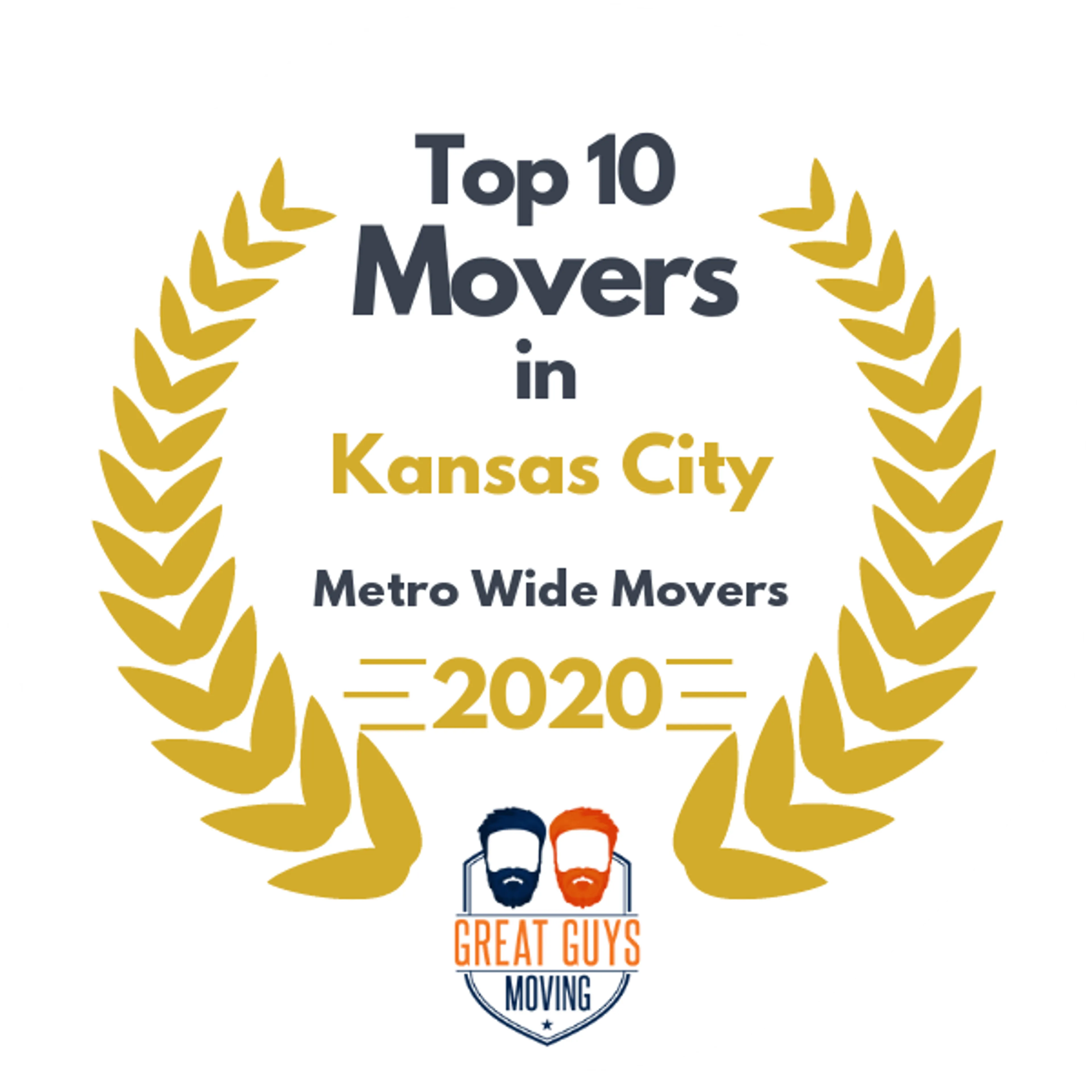 Top 10 Movers in Kansas City, MO 2020 award