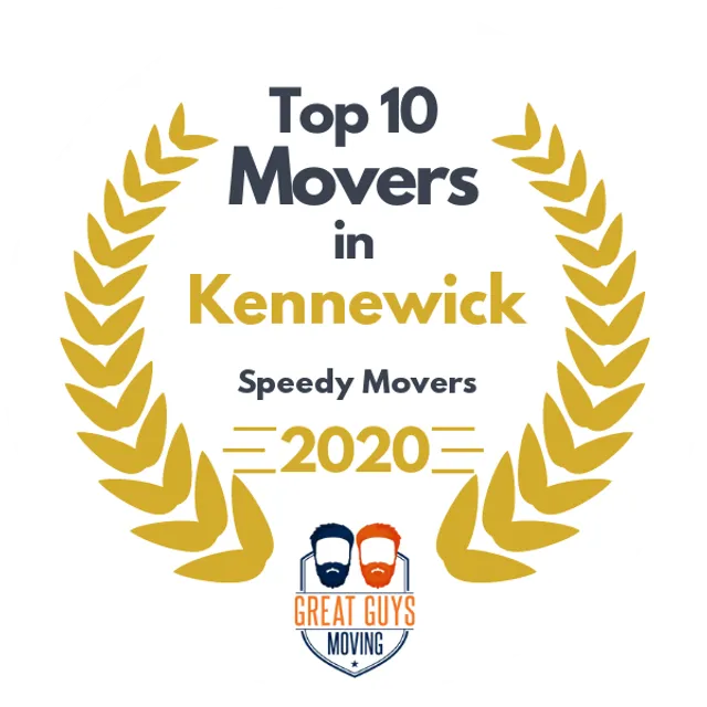 Top 10 Movers in Kennewick, WA 2020 award