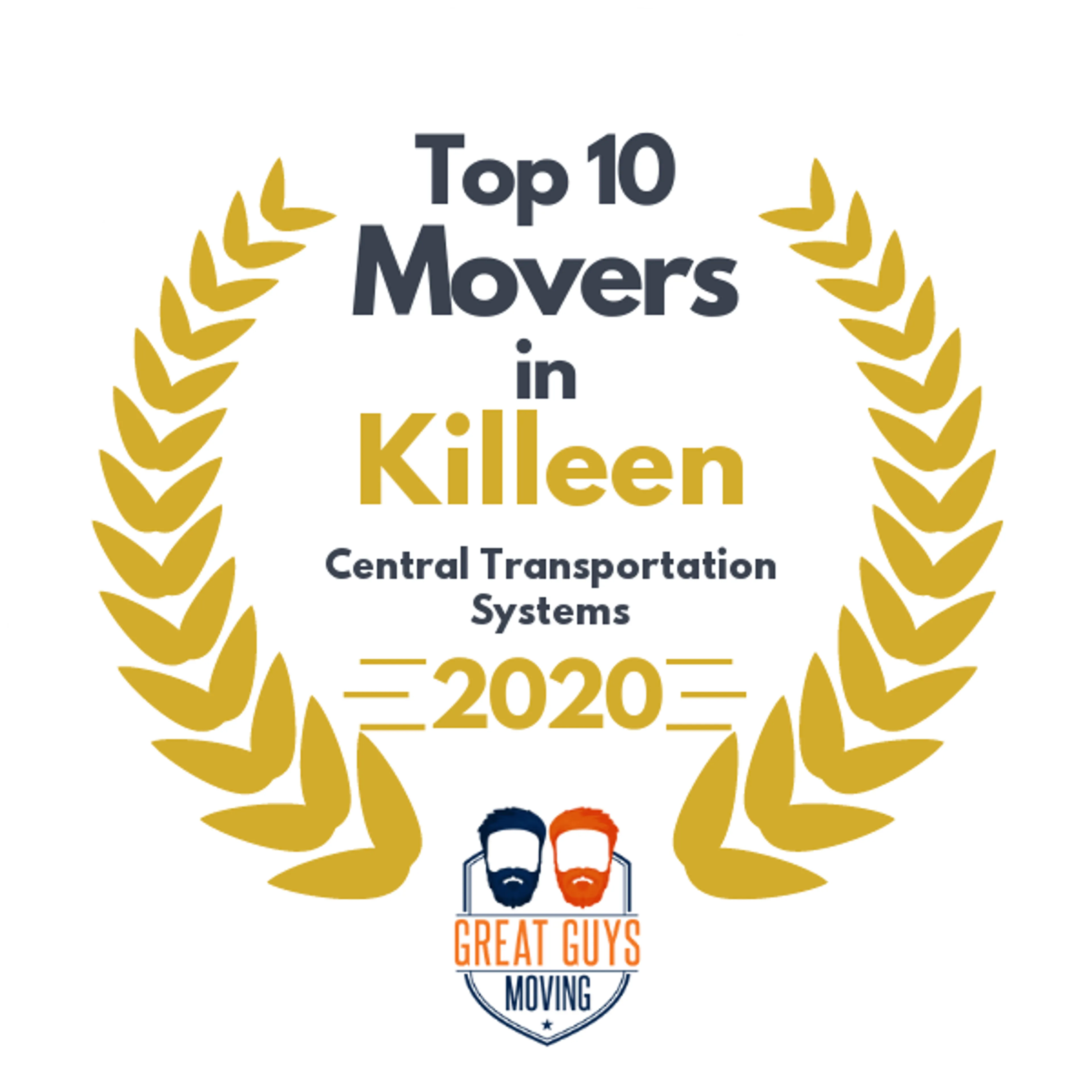 Top 10 Movers in Killeen, TX 2020 award