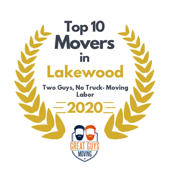 Top 10 Movers in Denver, CO 2020 award