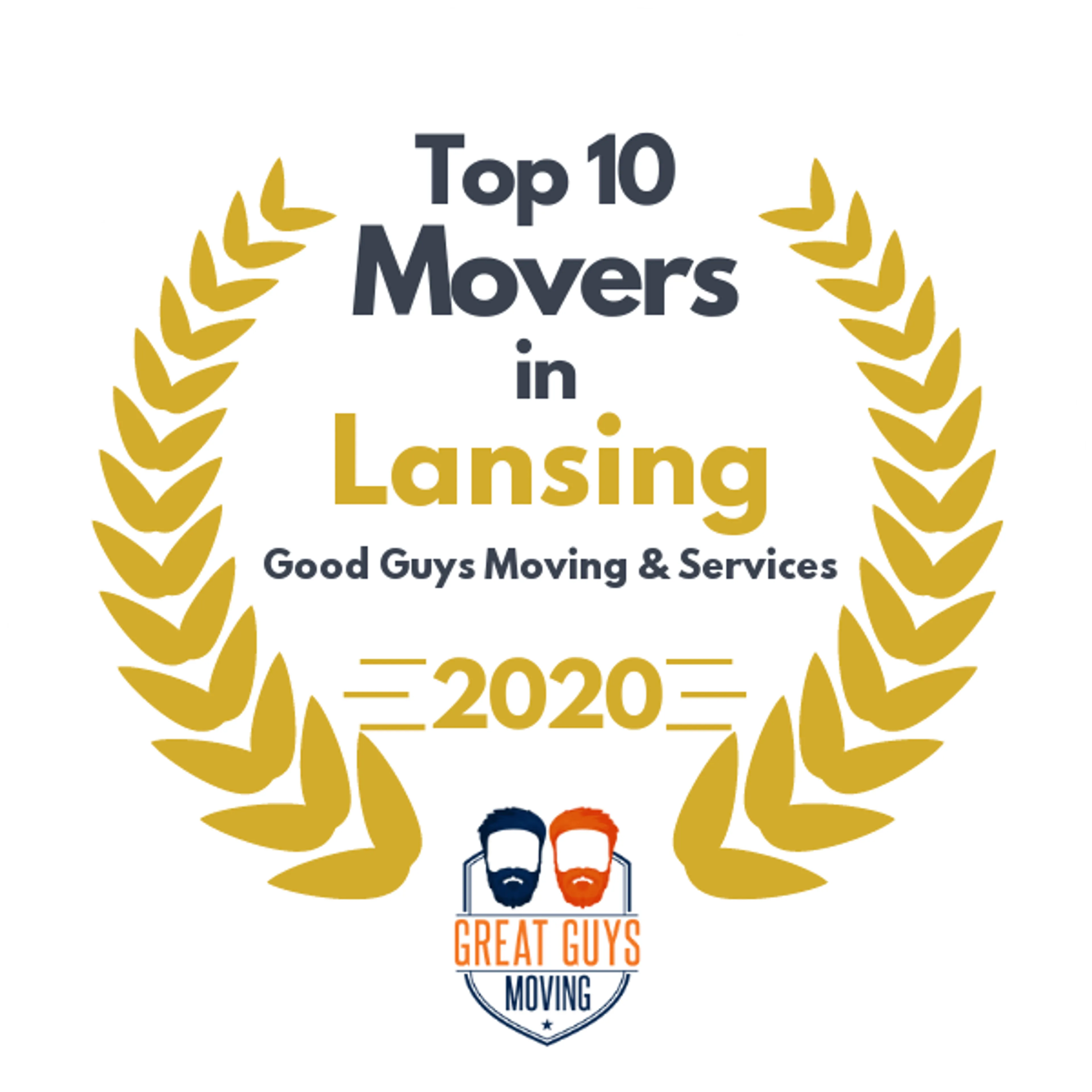 Top 10 Movers in Lansing, MI 2020 award