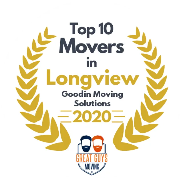 Top 10 Movers in Tyler, TX 2020 award