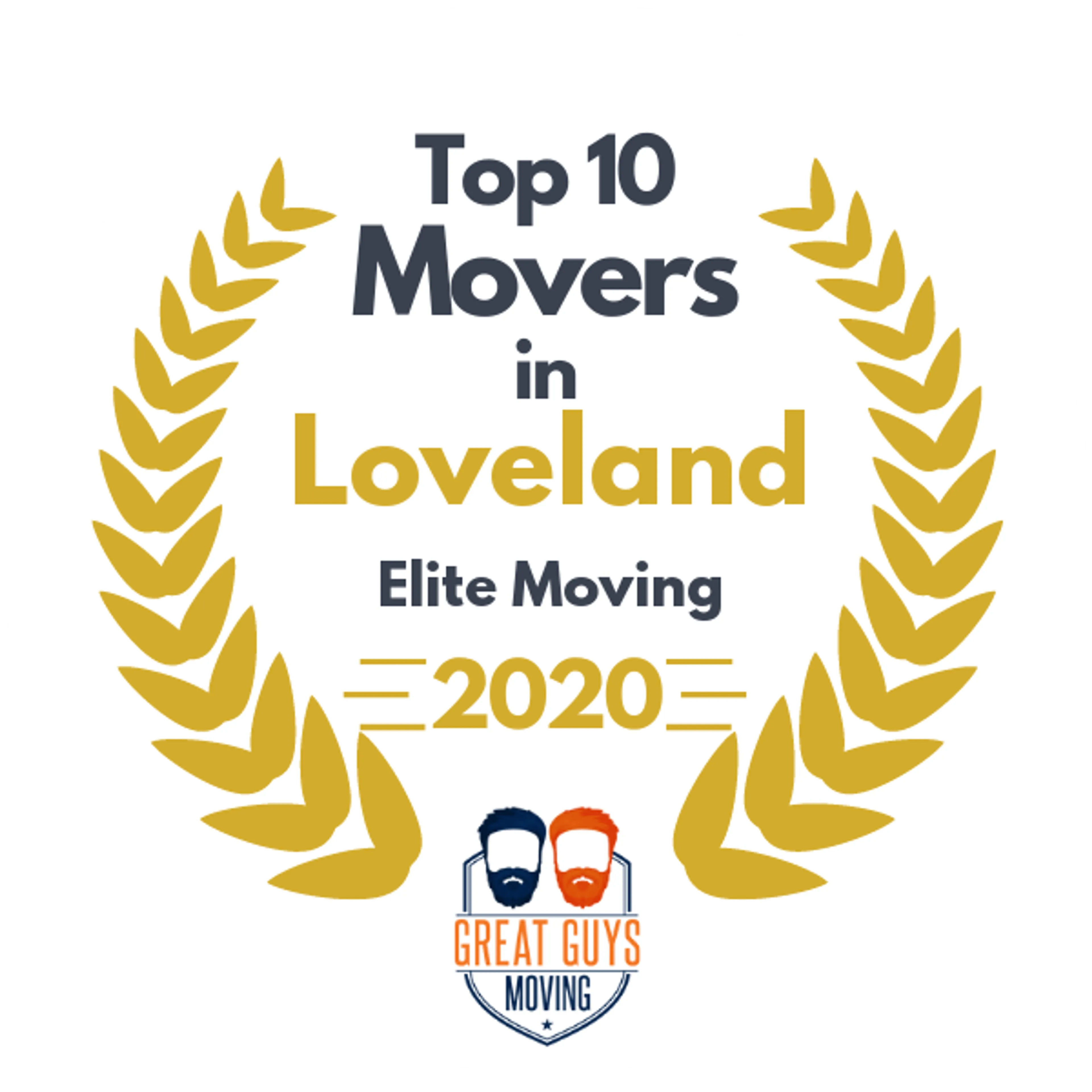 Top 10 Movers in Fort Collins, CO 2020 award