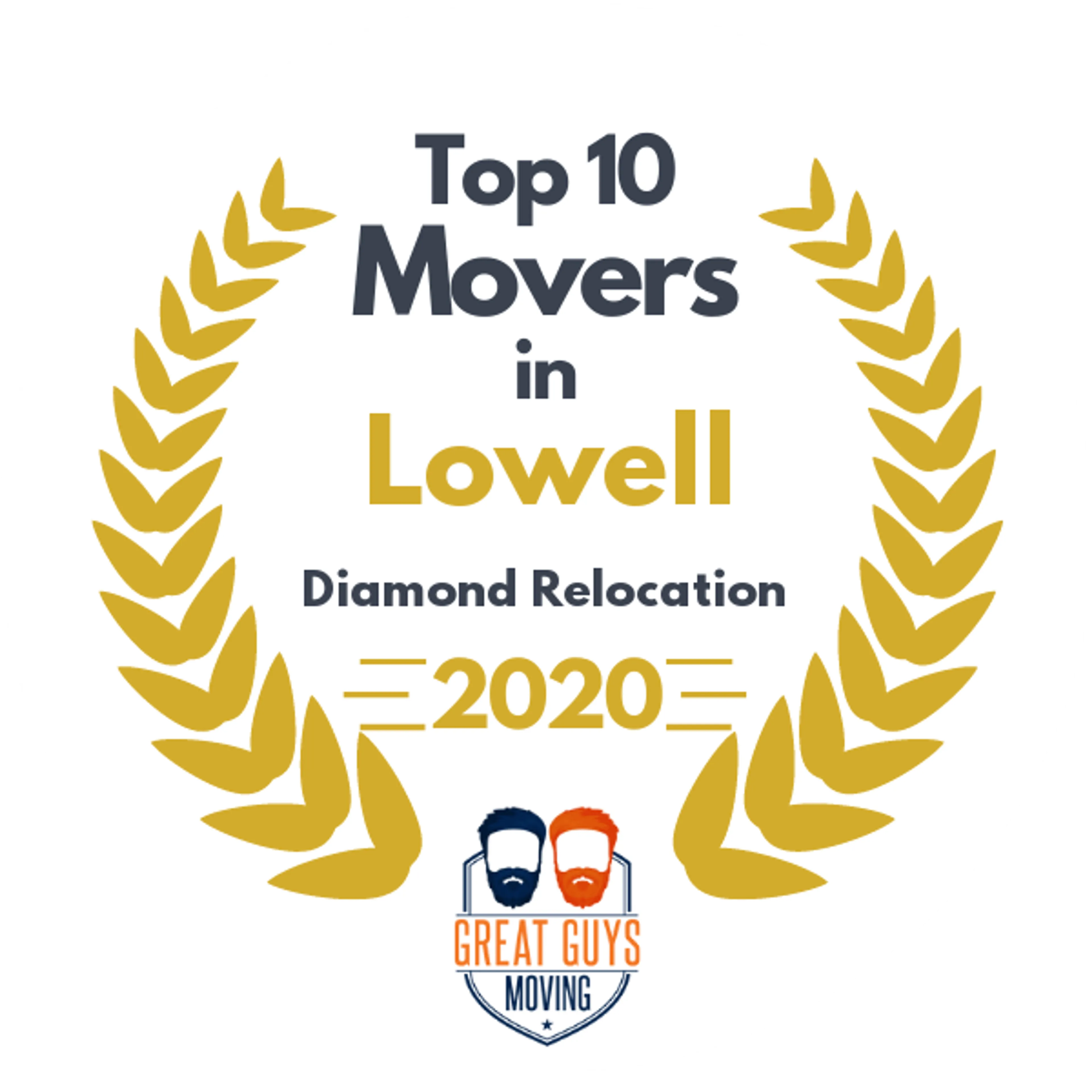 Top 10 Movers in Lowell, MA 2020 award