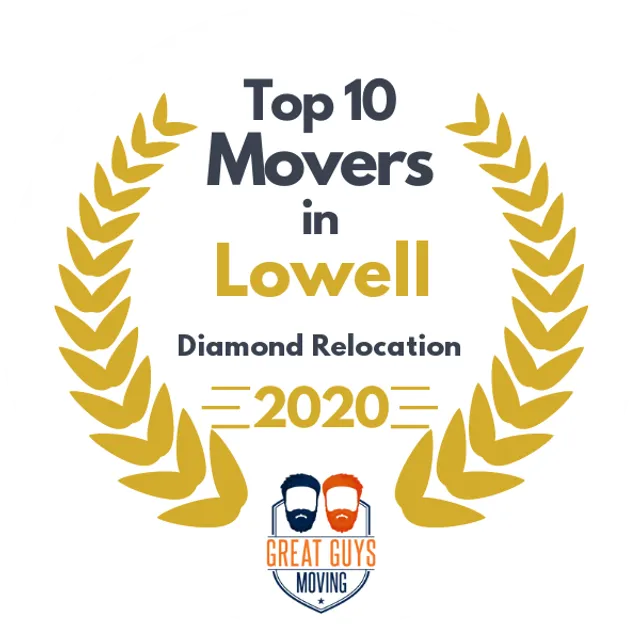 Top 10 Movers in Lowell, MA 2020 award